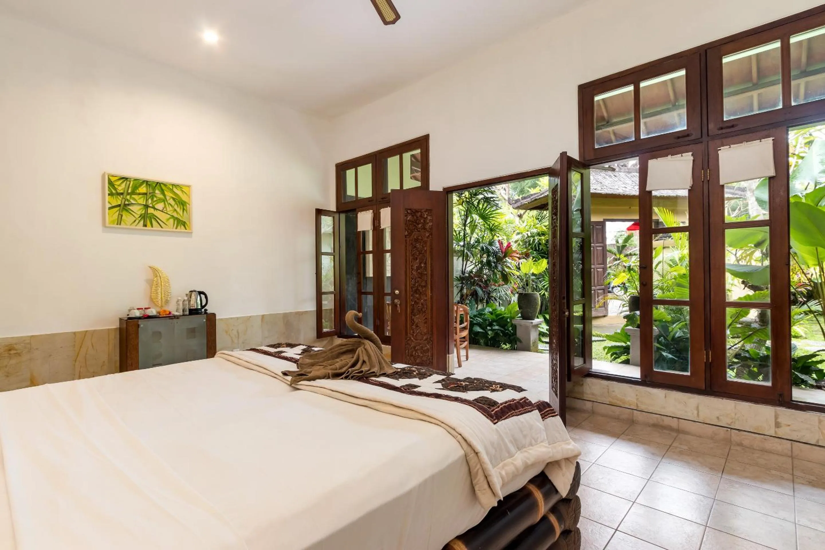 Bed in Padma Ubud Retreat