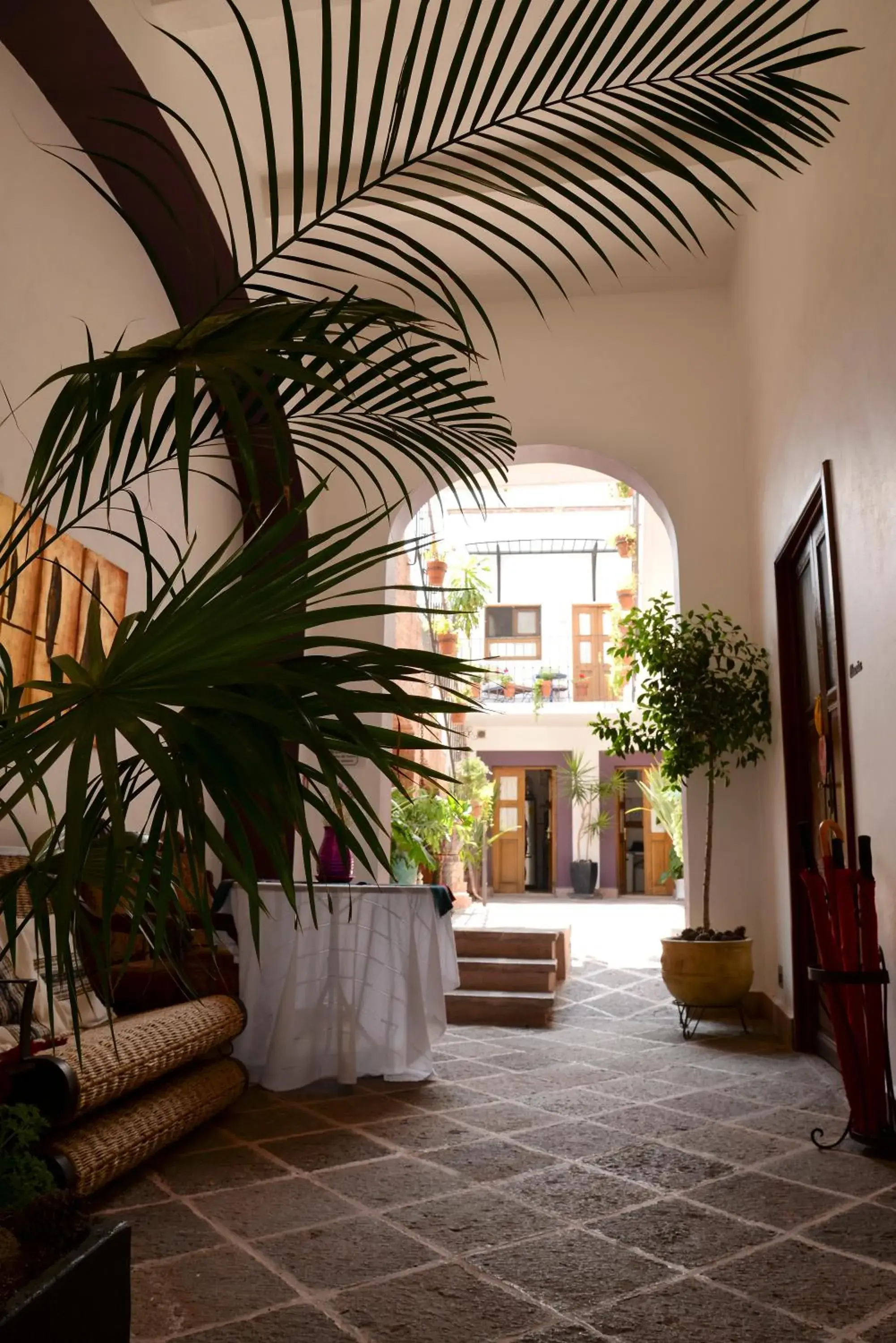 Patio in El Serafin Hotel Boutique