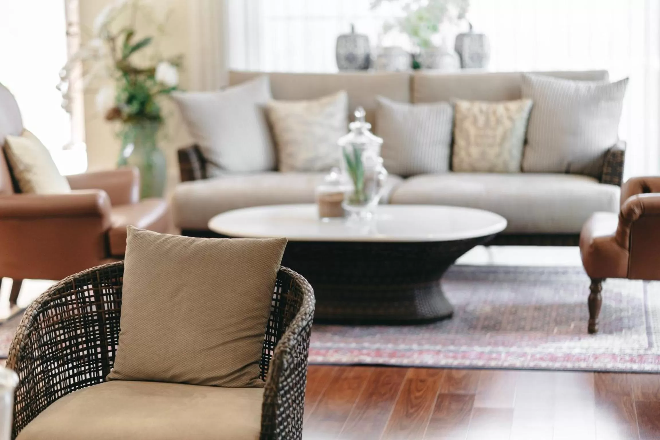 Seating area in Content Villa Chiangmai