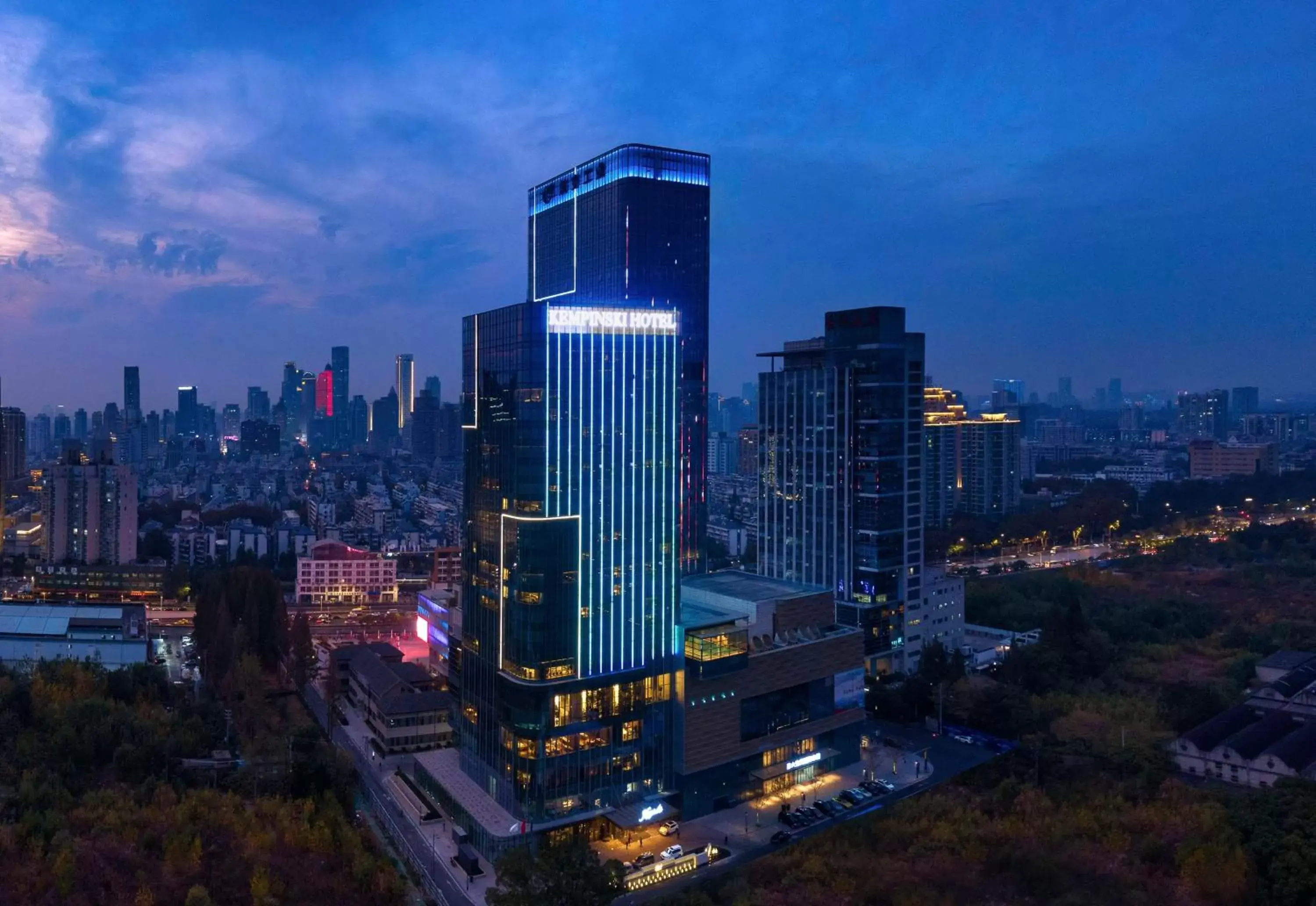 Property building in Kempinski Hotel Nanjing