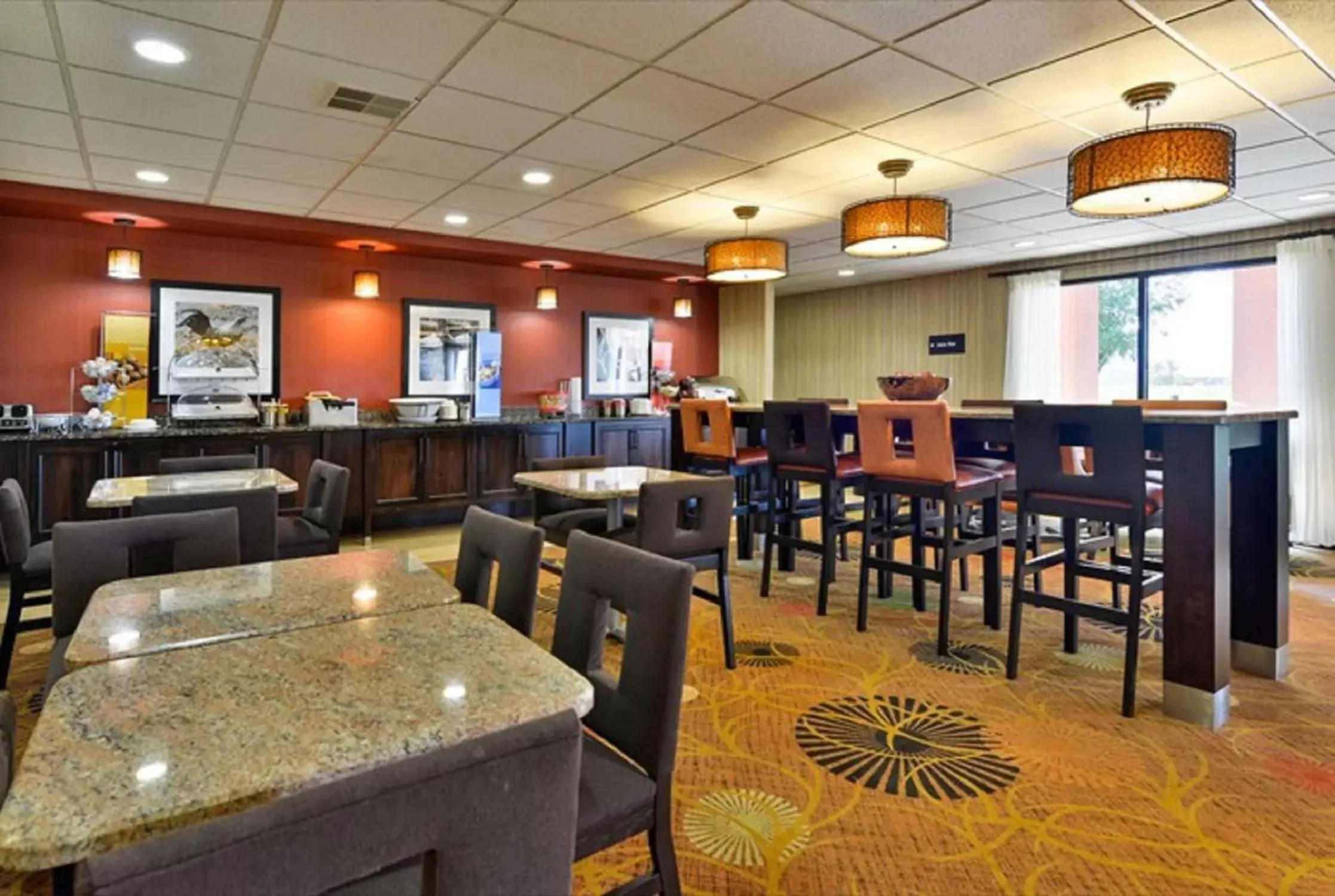 Lobby or reception, Restaurant/Places to Eat in Hampton Inn Sturgis