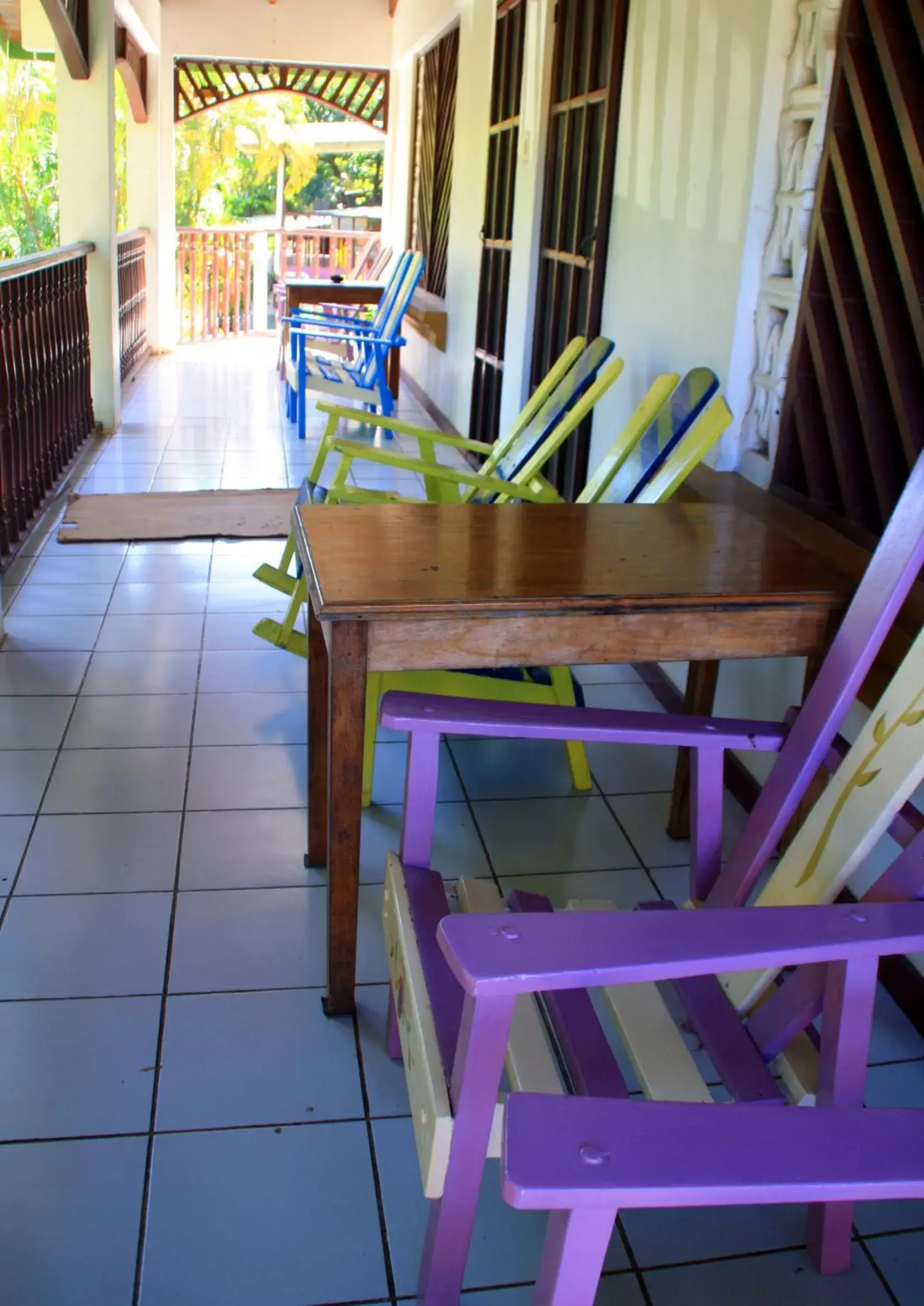 Patio in Hotel Marielos