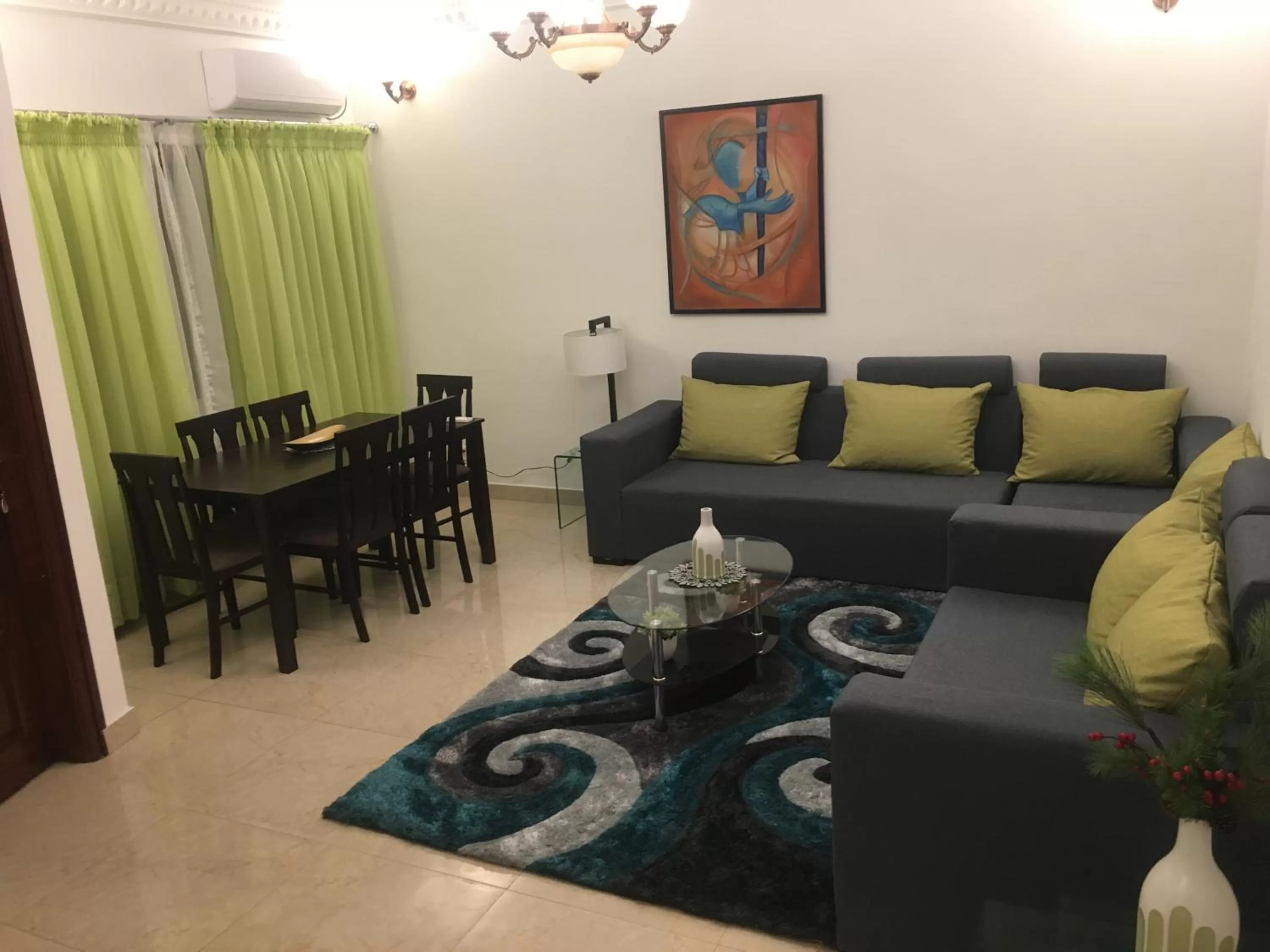 Living room in Résidence RoseKane