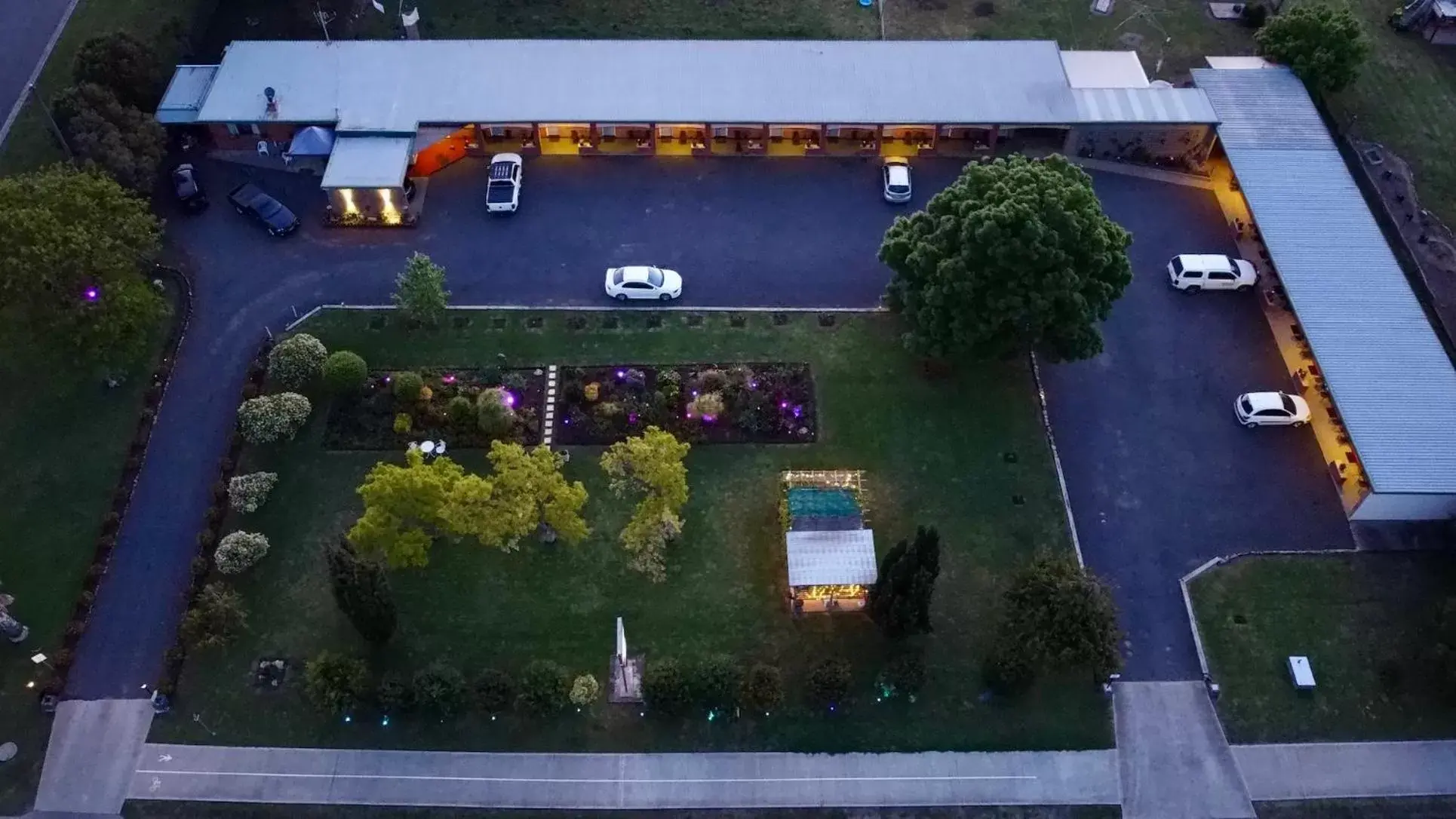 Garden, Bird's-eye View in Quirindi Sunflower Motor Inn