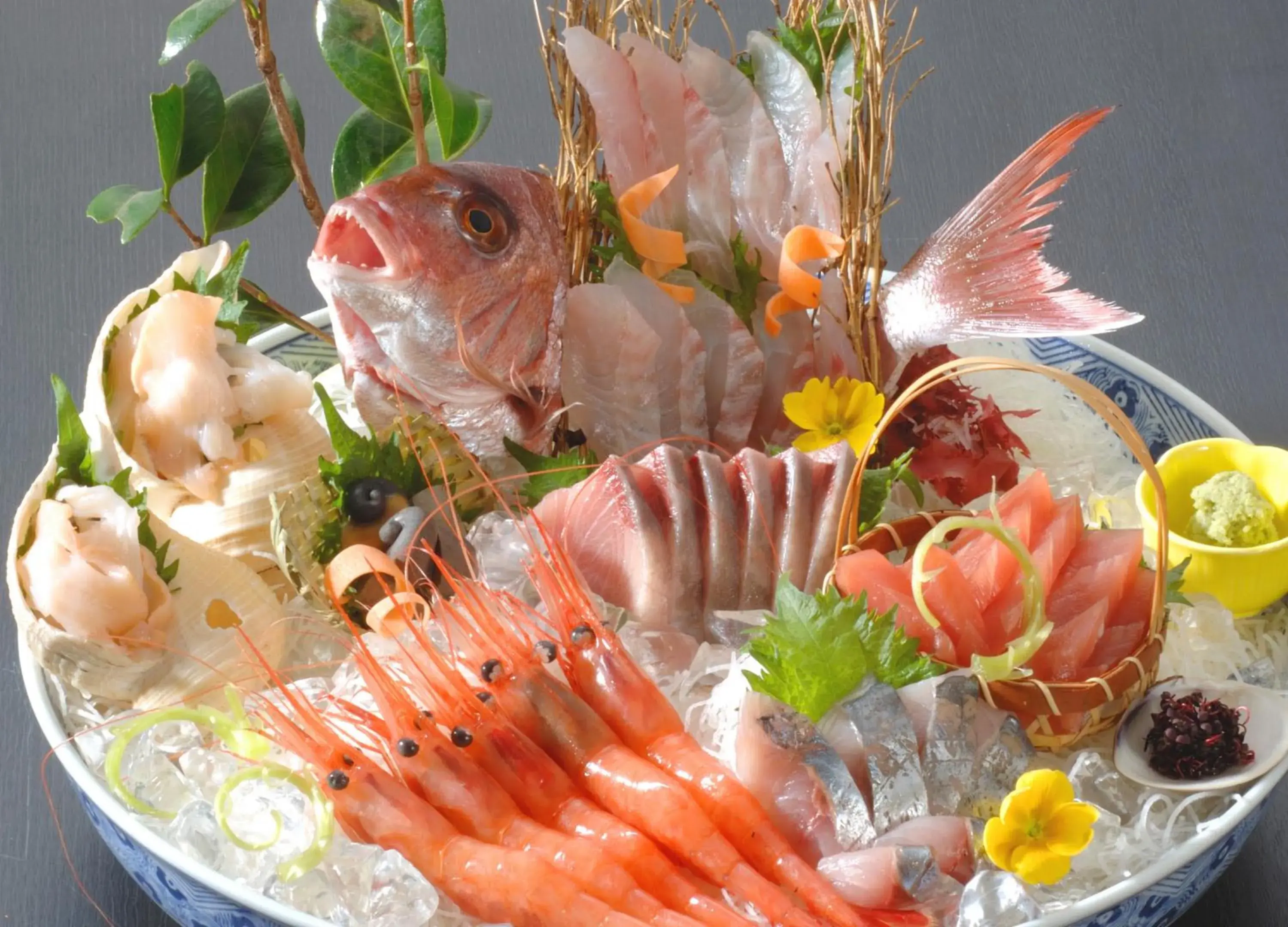 Food close-up in Toyama Manten Hotel