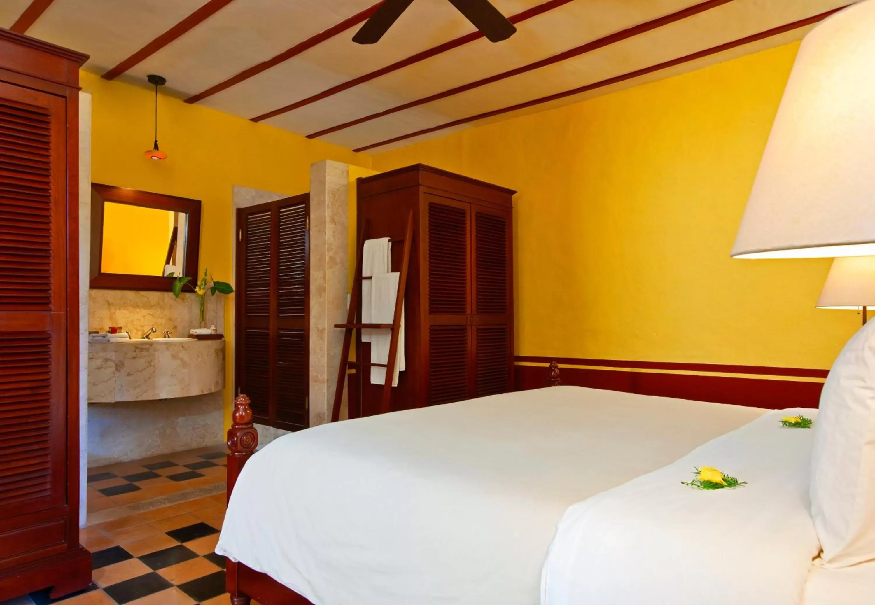 Bedroom in Hacienda Campeche