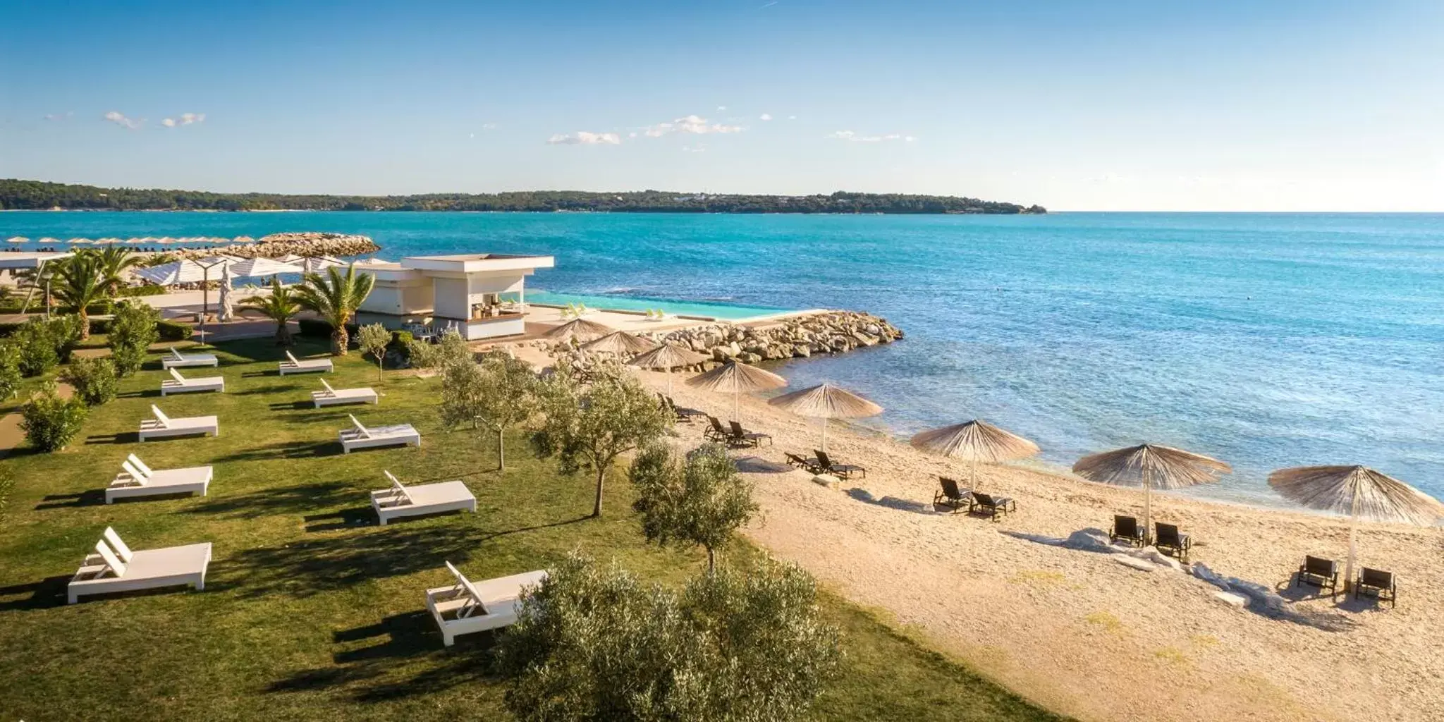 Beach in Aminess Maestral Hotel