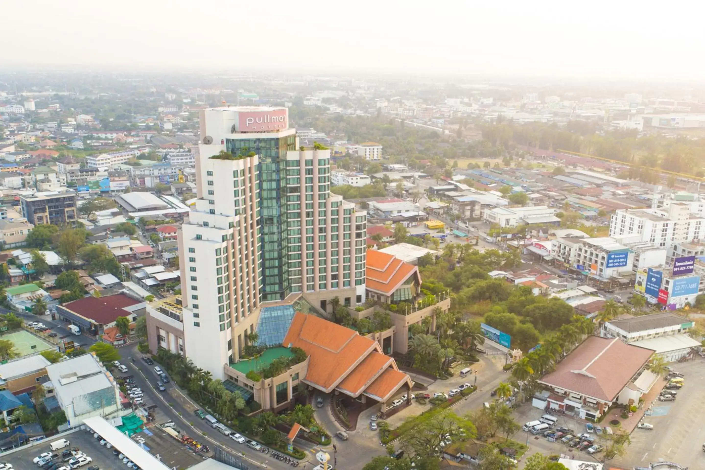 Bird's eye view, Bird's-eye View in Pullman Khon Kaen Raja Orchid