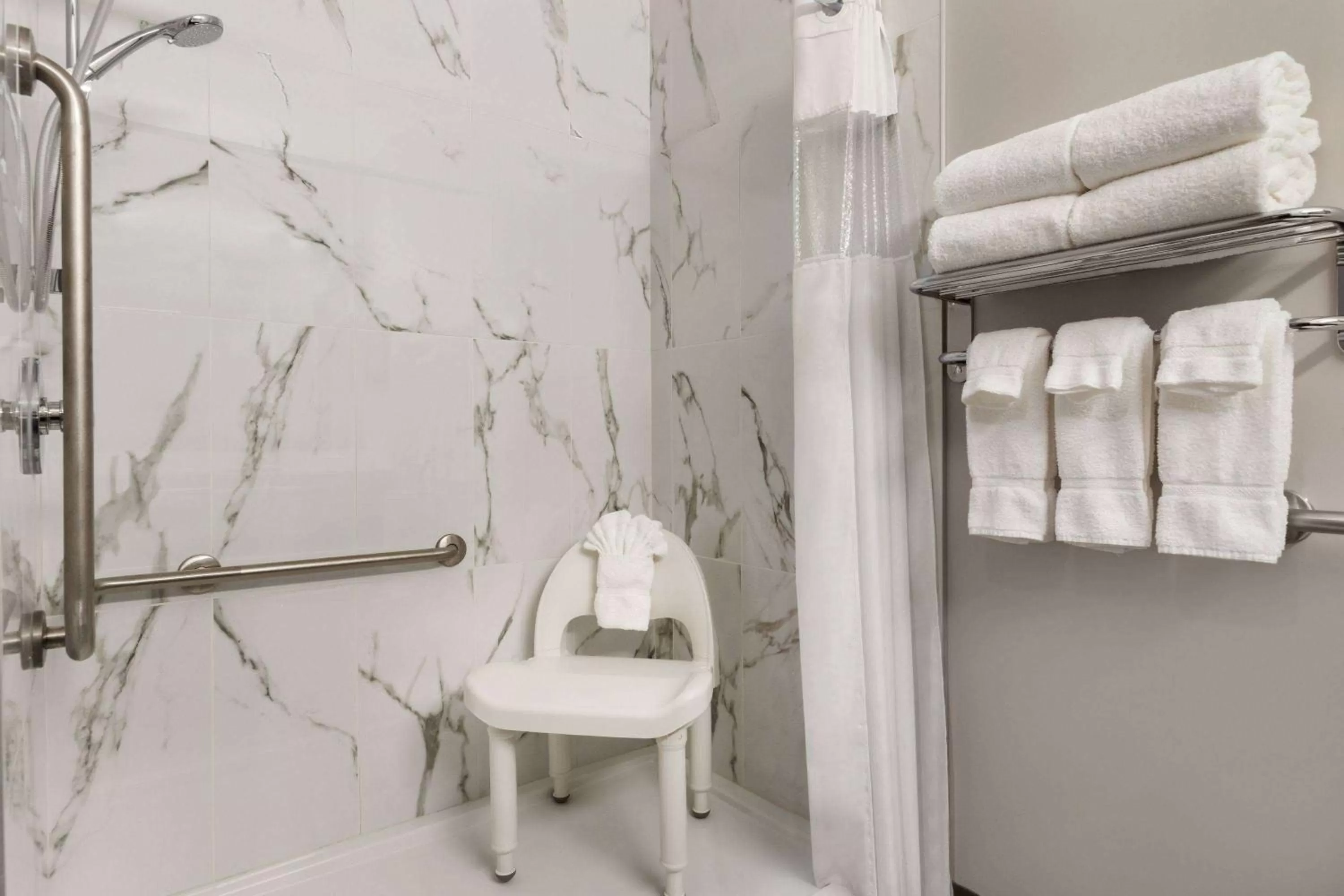 Bathroom in Days Inn by Wyndham Calgary North Balzac