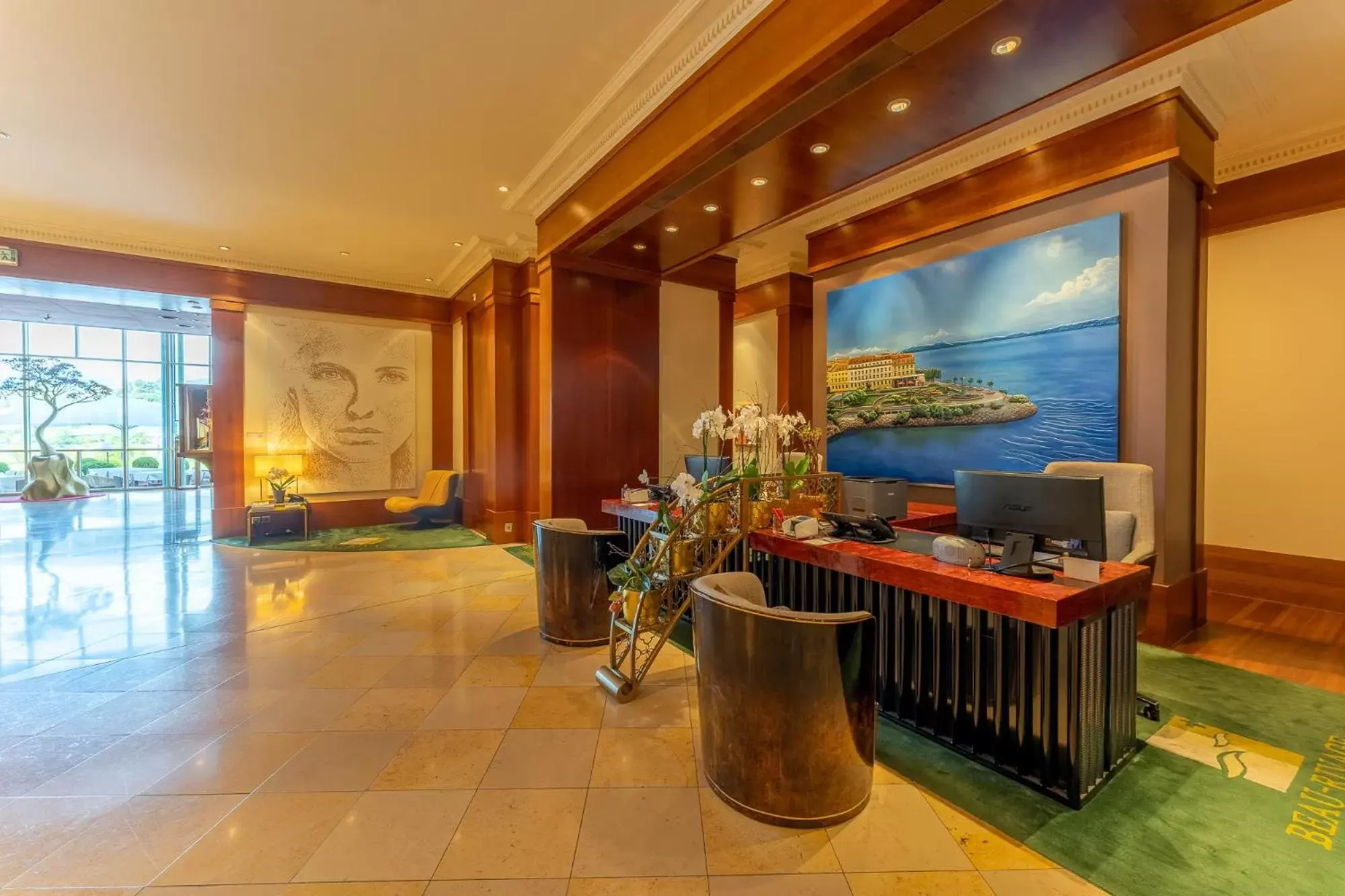 Lobby/Reception in Beau Rivage Hotel