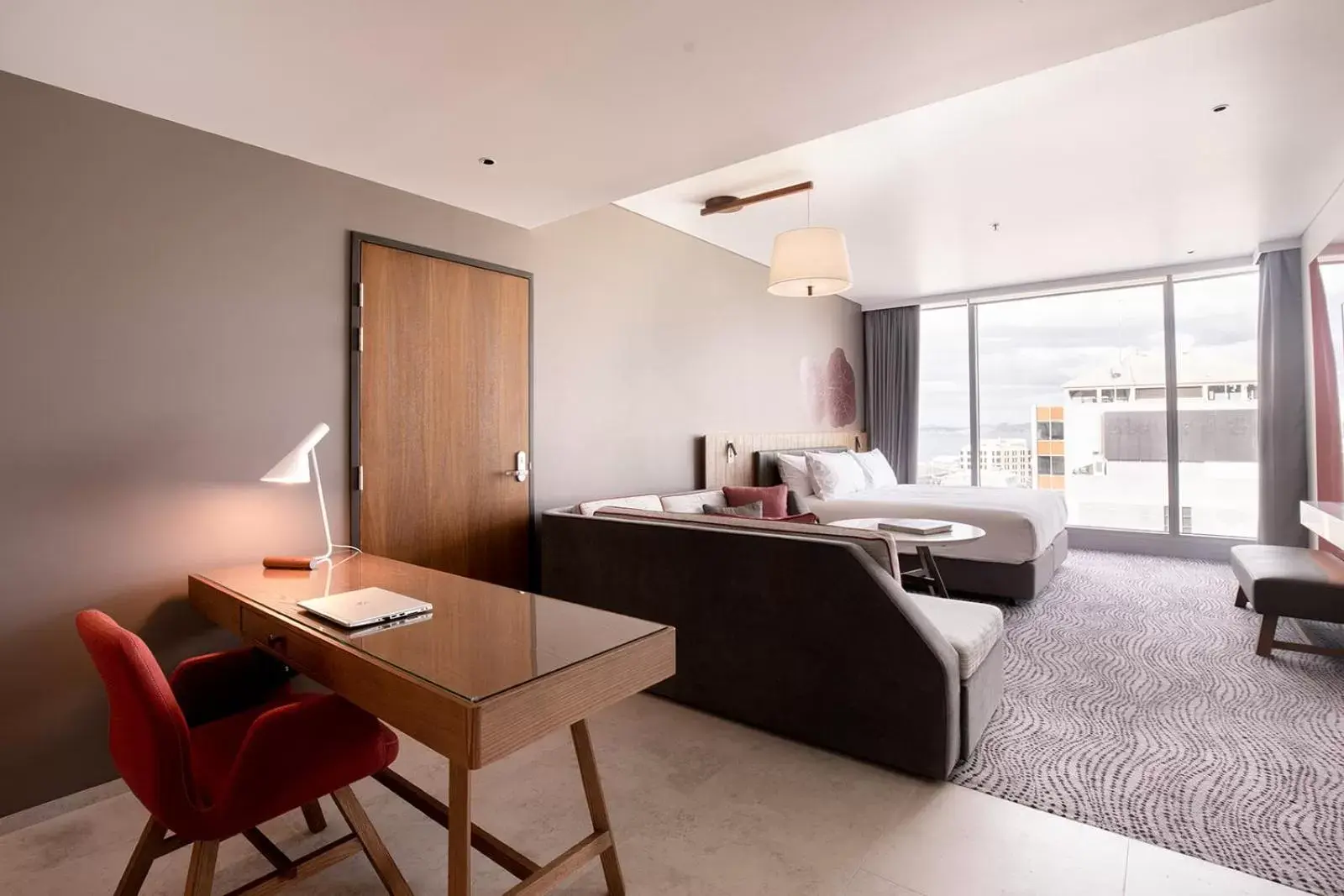 Living room, Bed in Crowne Plaza Hobart by IHG Living room, Bed in Crowne Plaza Hobart by IHG