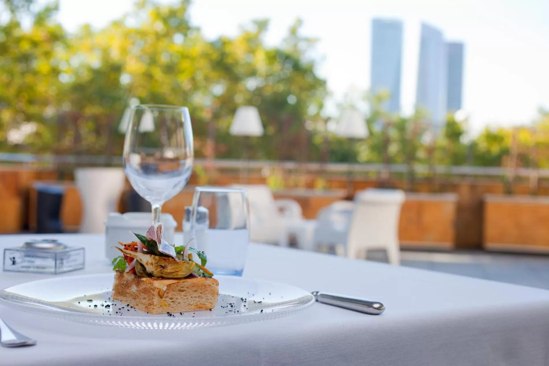 Food close-up in Hotel Villamadrid
