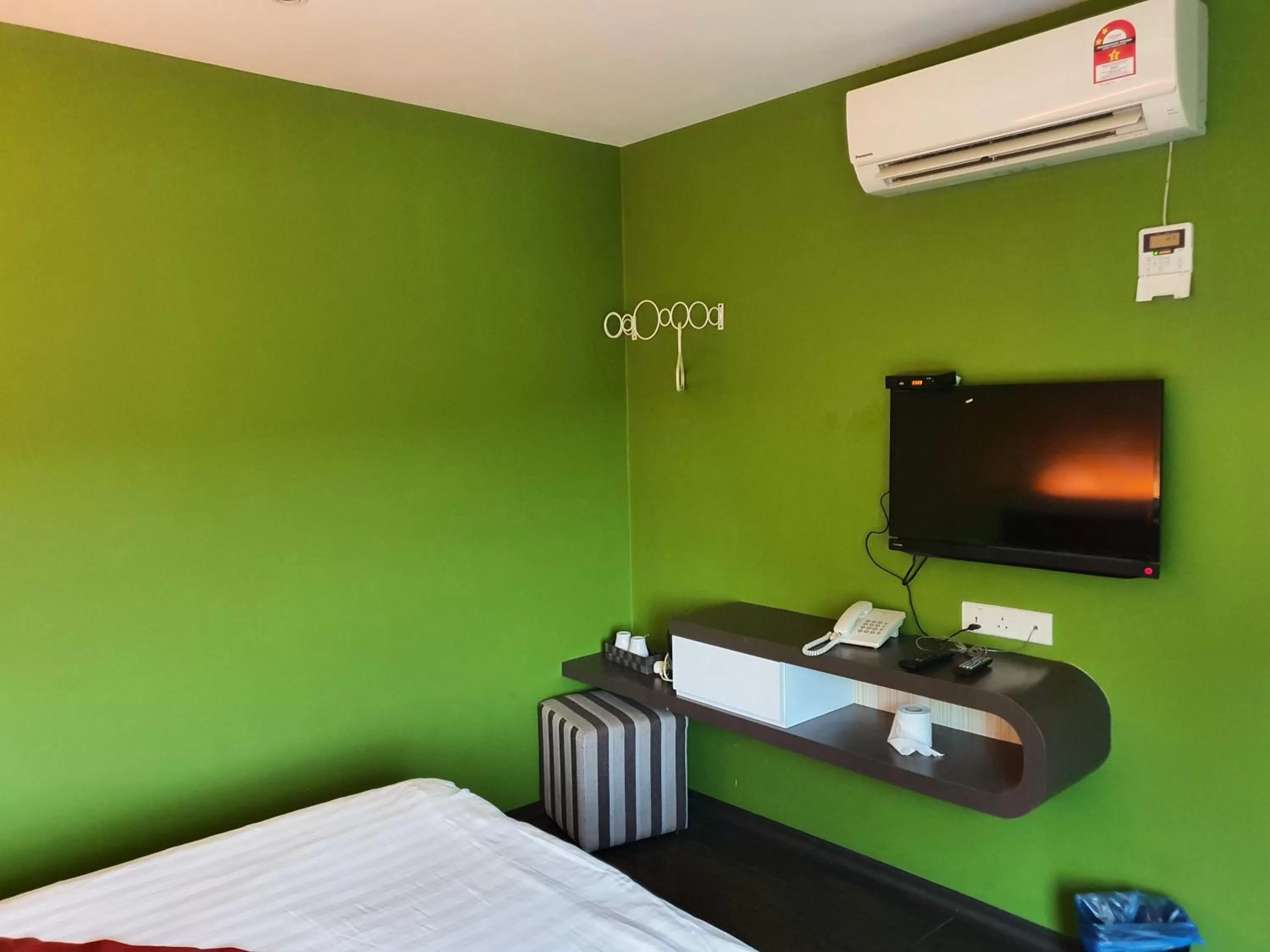 TV/Entertainment Center in Riverfront Boutique Hotel