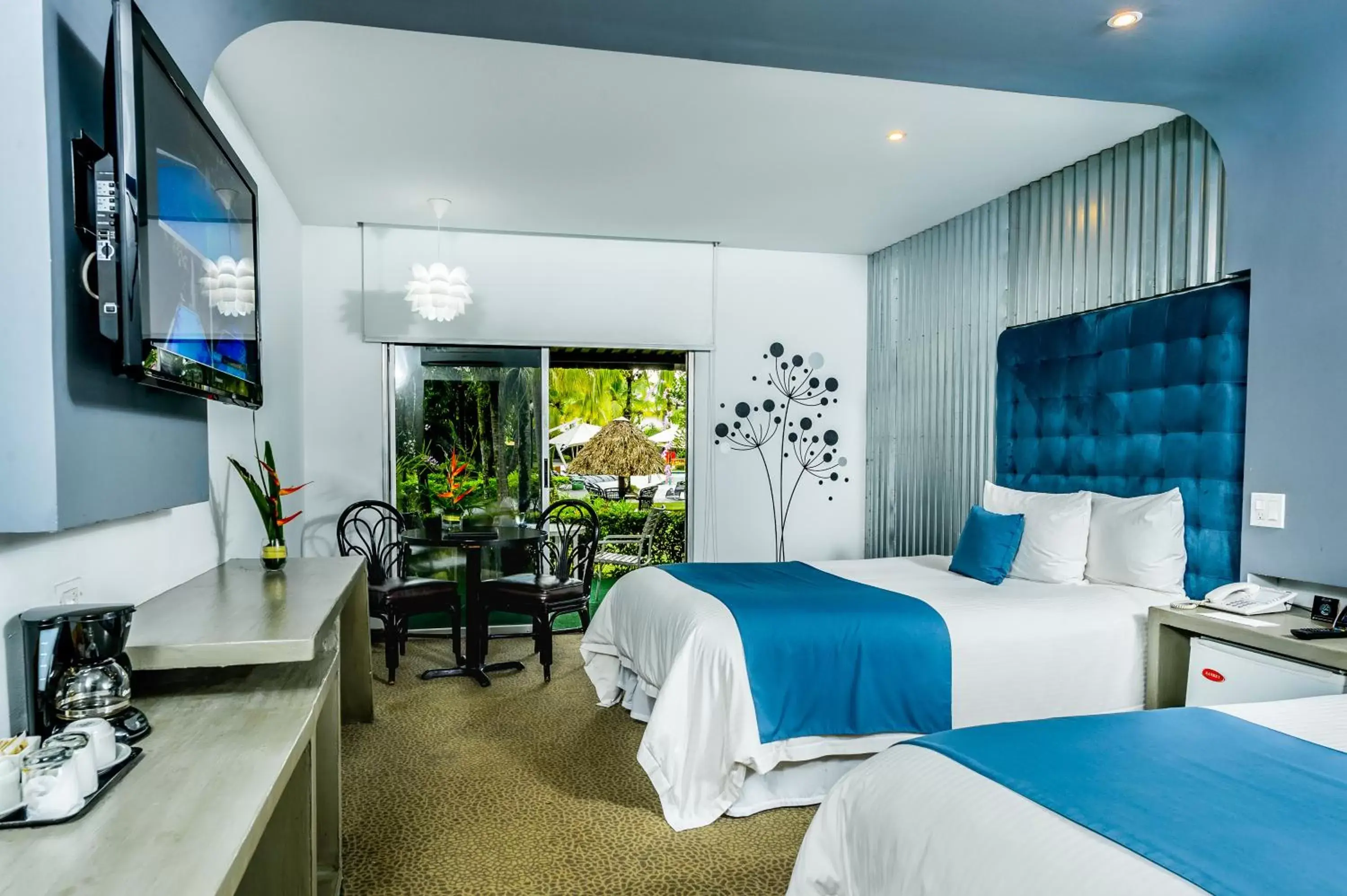 Bed in Riande Aeropuerto Hotel Casino