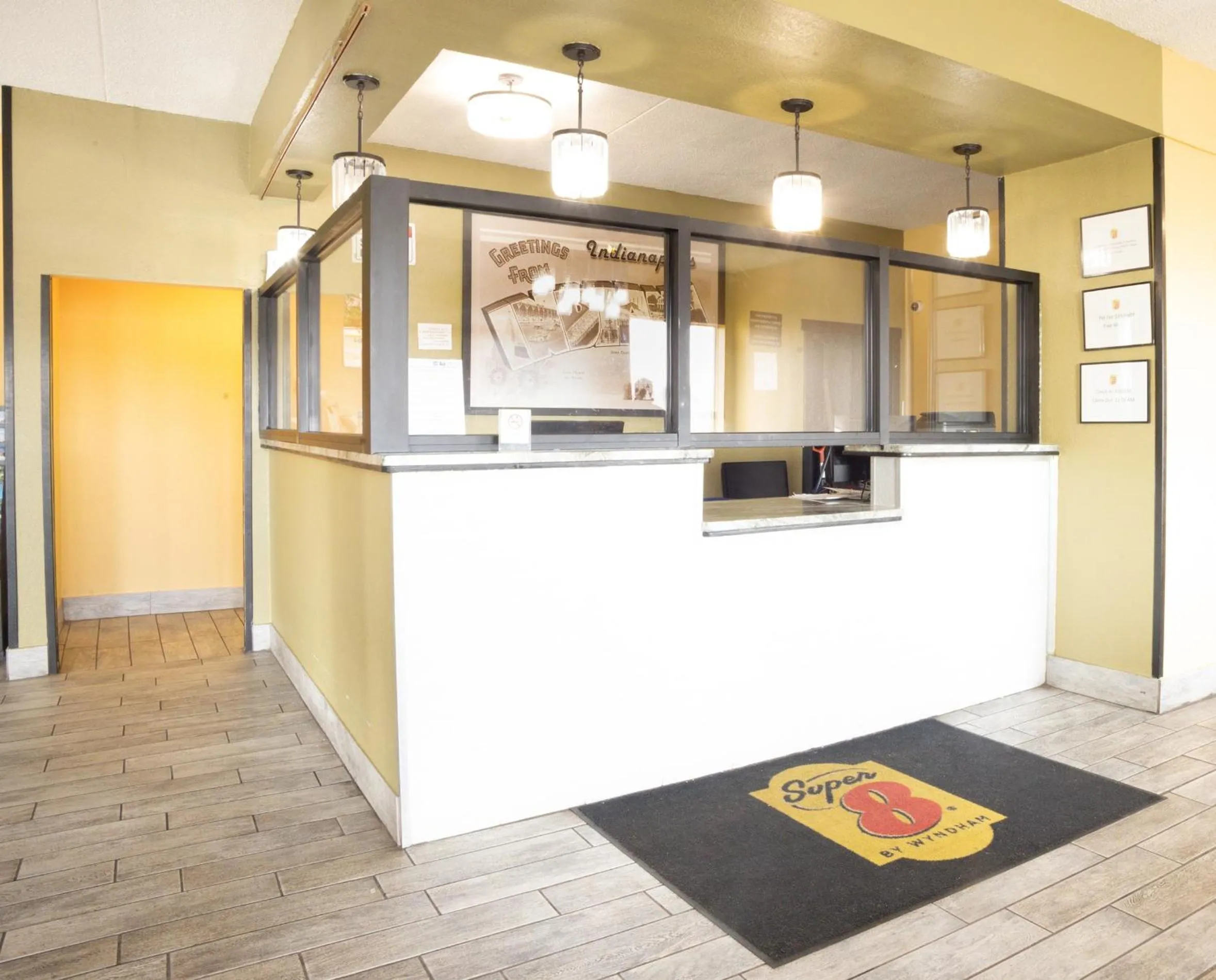 Lobby or reception in Super 8 by Wyndham Indianapolis South