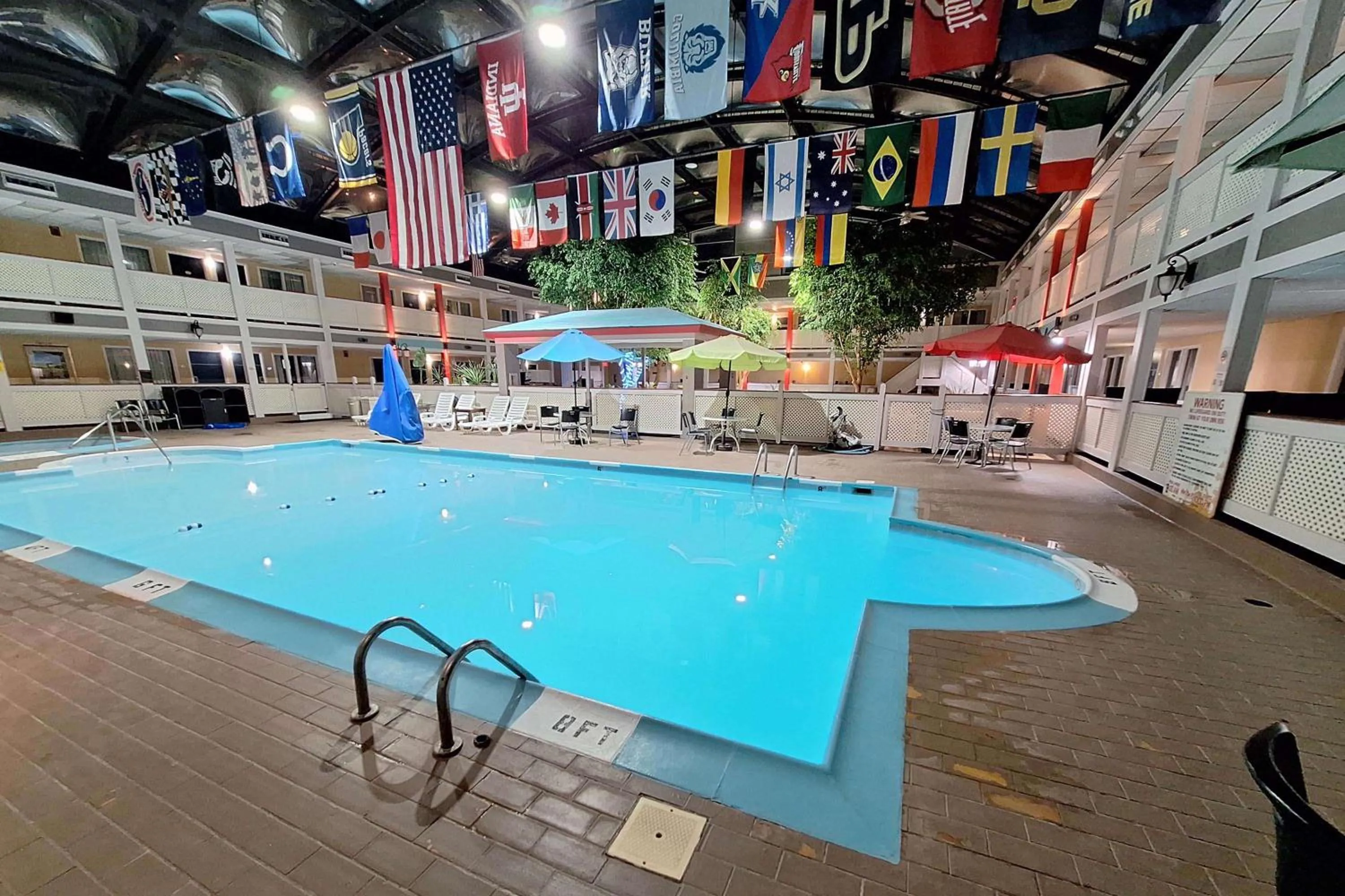 Pool view in Travelodge by Wyndham Indianapolis Speedway