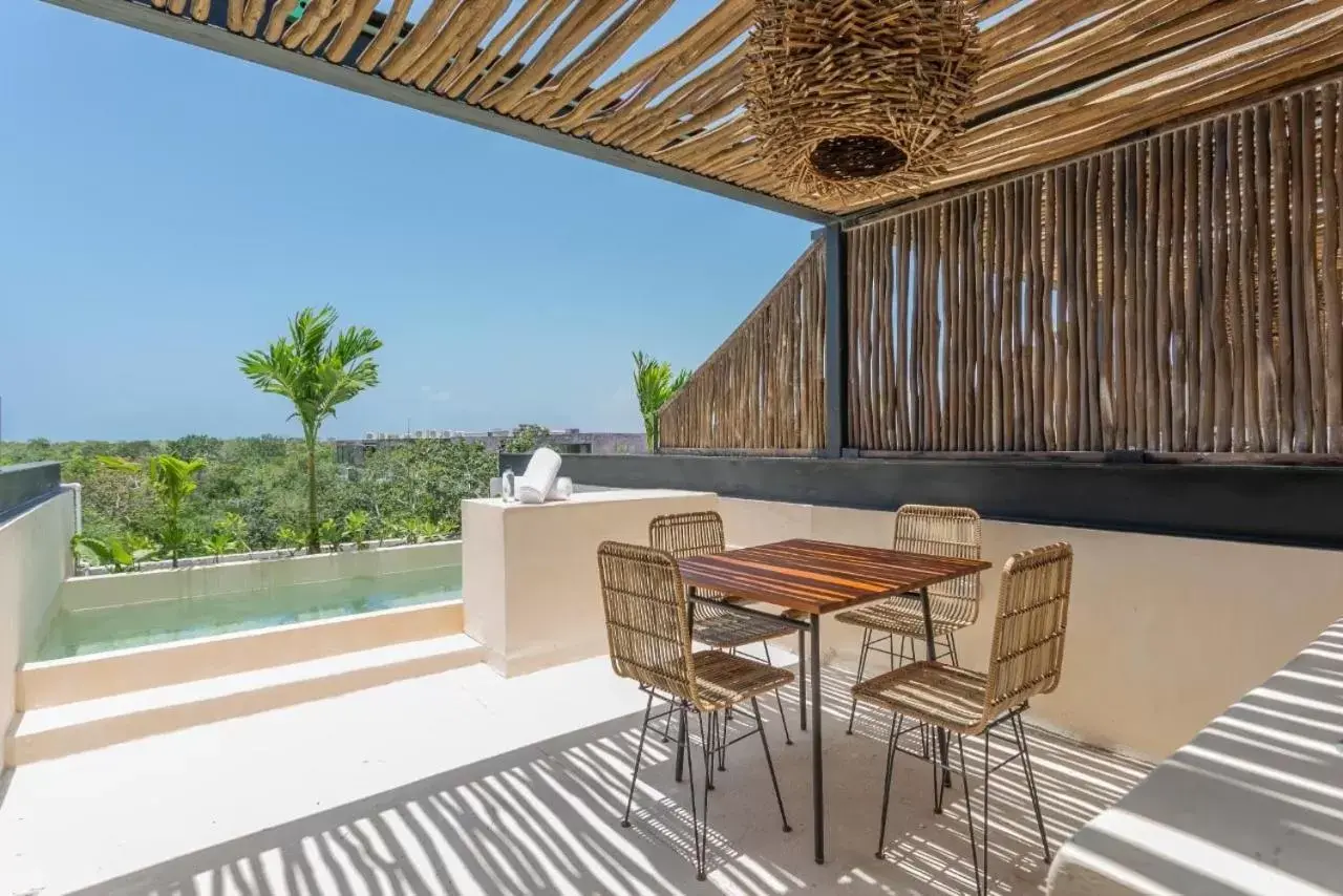 Balcony/Terrace in Kuukum Tulum Hotel