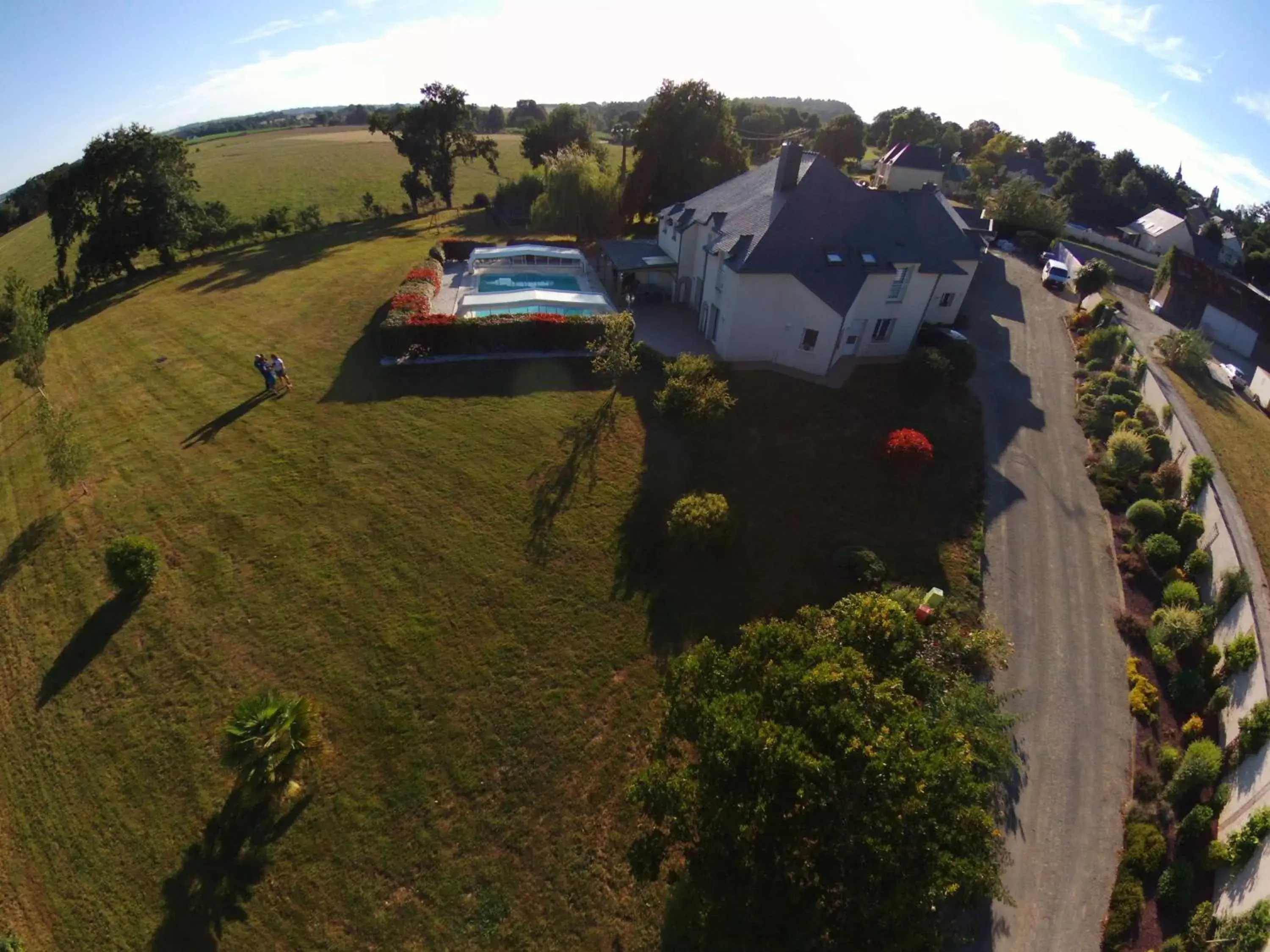 Property building, Bird's-eye View in Cafecouet'Breizh