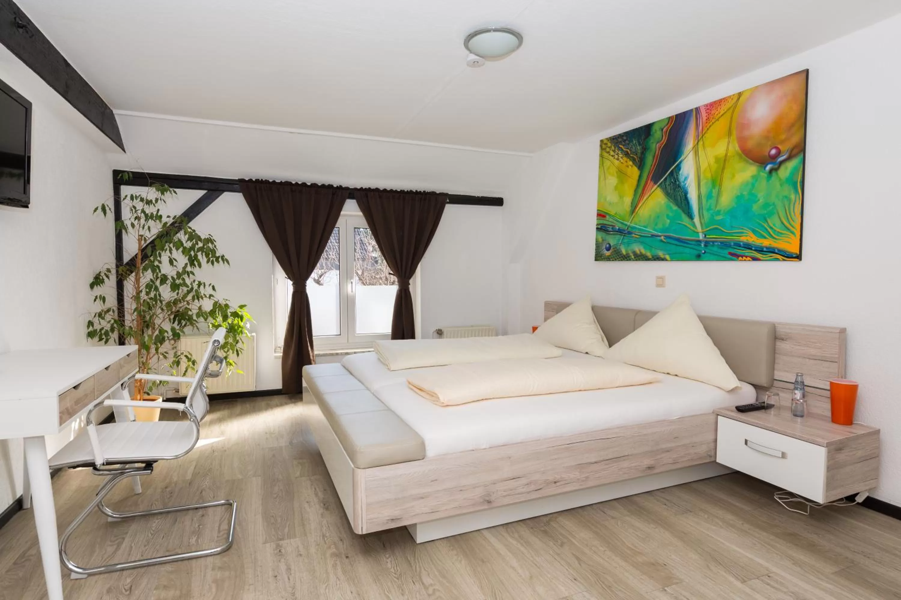 Bedroom, Bed in Landhaus Pohlhof