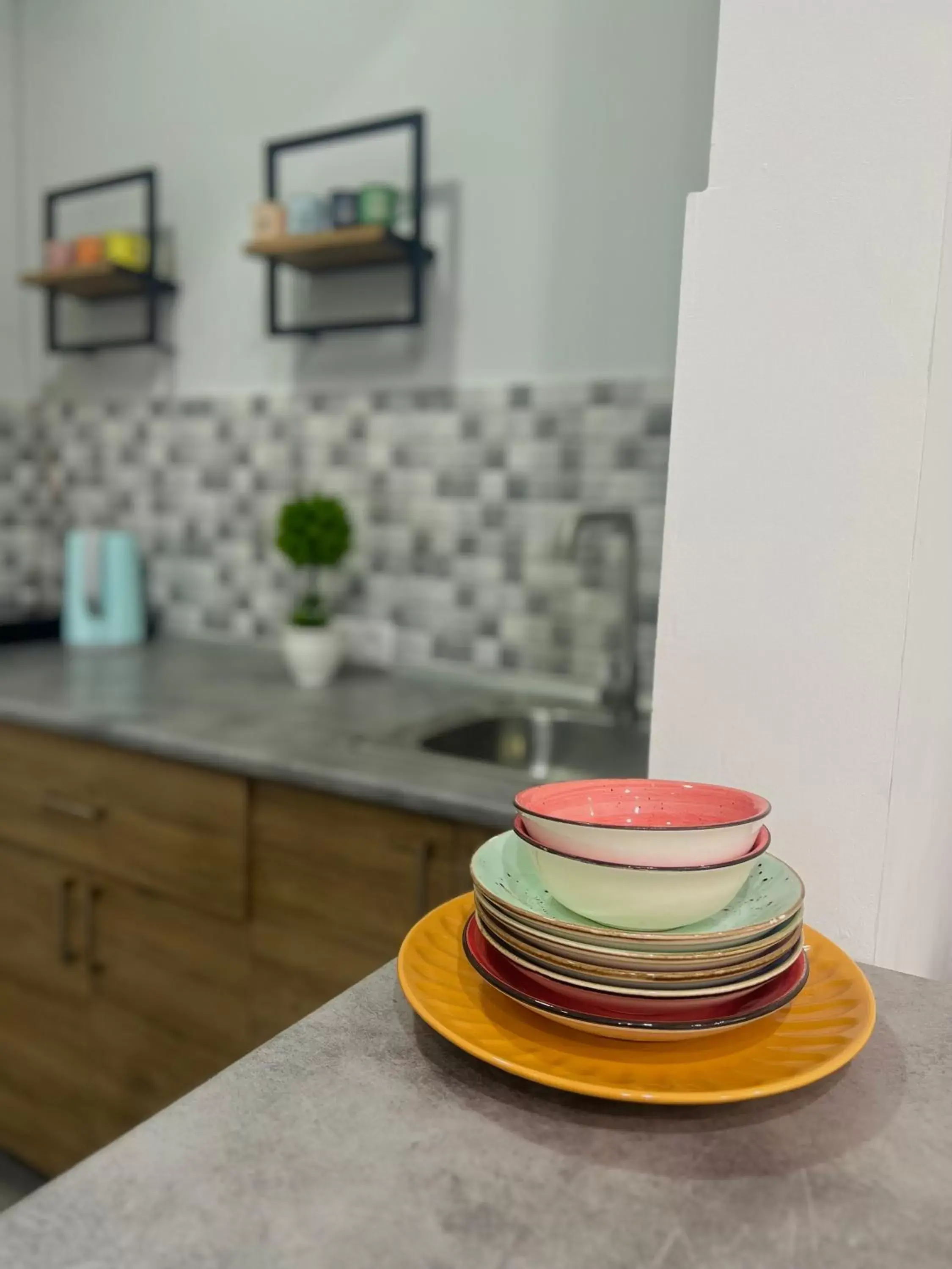 Kitchen or kitchenette in Menua by Horizon Hotels, Yerevan Kitchen or kitchenette in Menua by Horizon Hotels, Yerevan