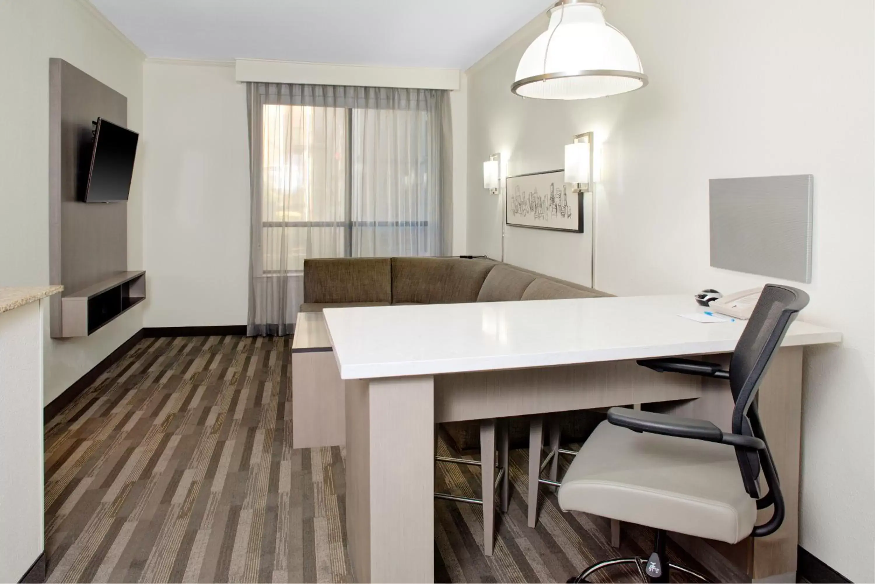 Living room, Dining Area in Hyatt House Dallas Lincoln Park