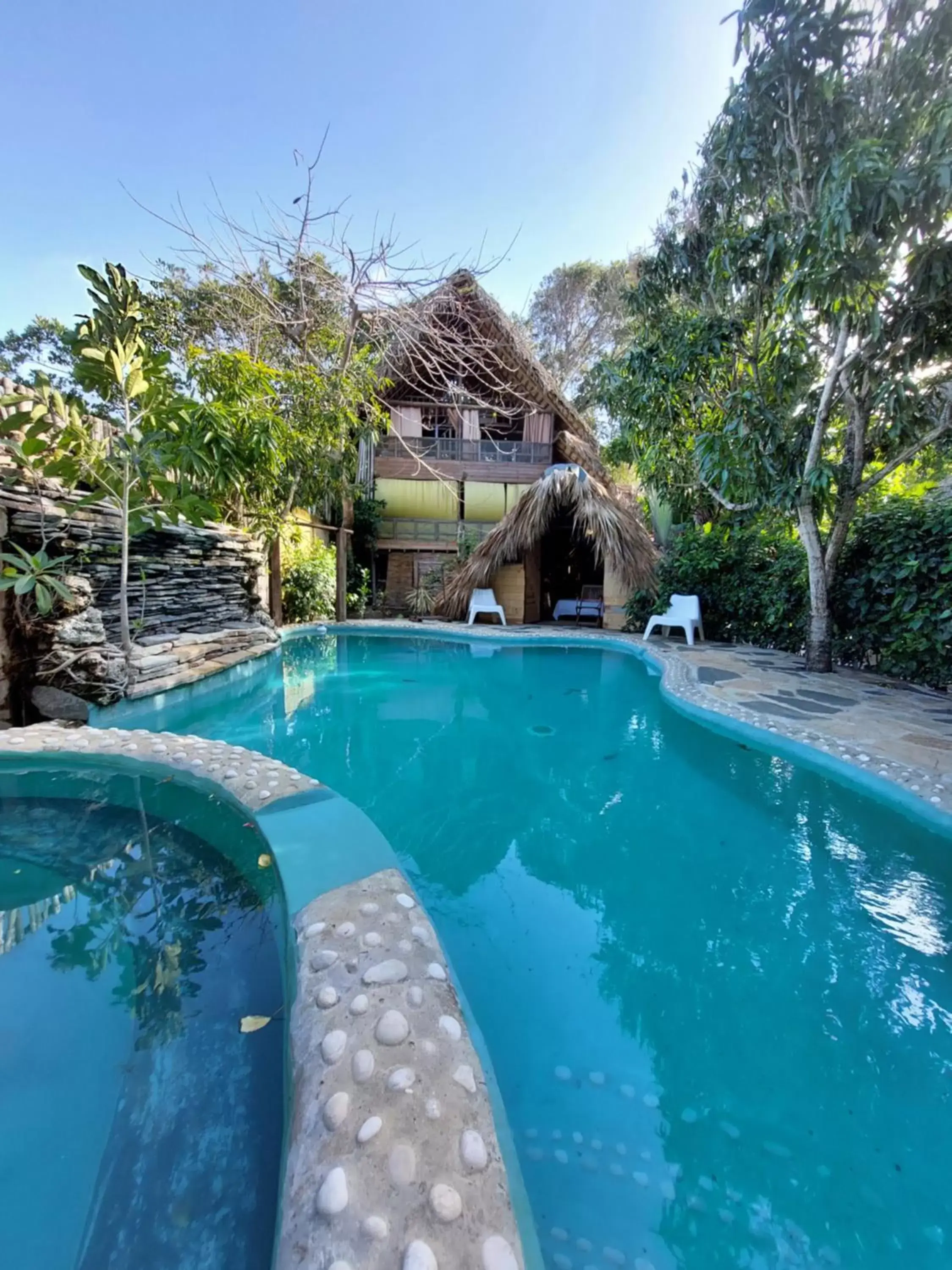 Swimming Pool in Cabarete Maravilla Eco Lodge Boutique Beach Surf & Kite