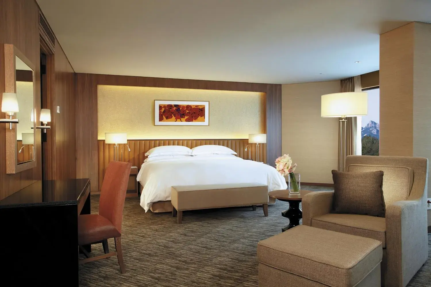 Bed in Swiss Grand Hotel Seoul