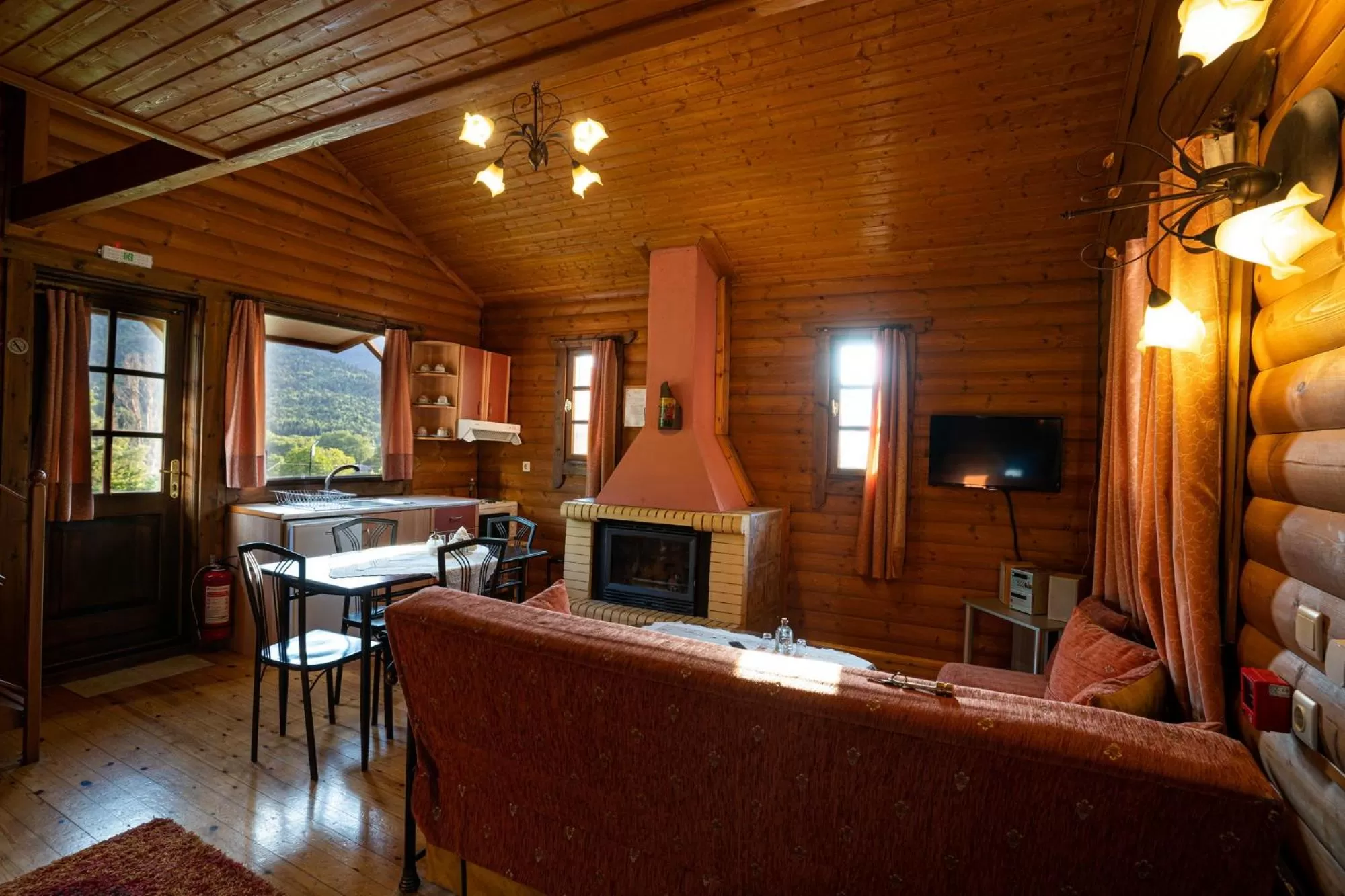 Living room in Chalet Likouresi Village