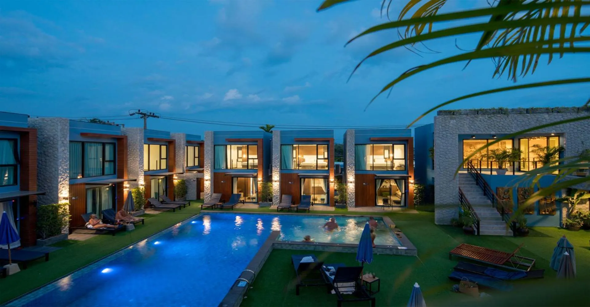 Swimming pool in Peace Blue Naiharn Naturist Resort Phuket SHA Extra Plus