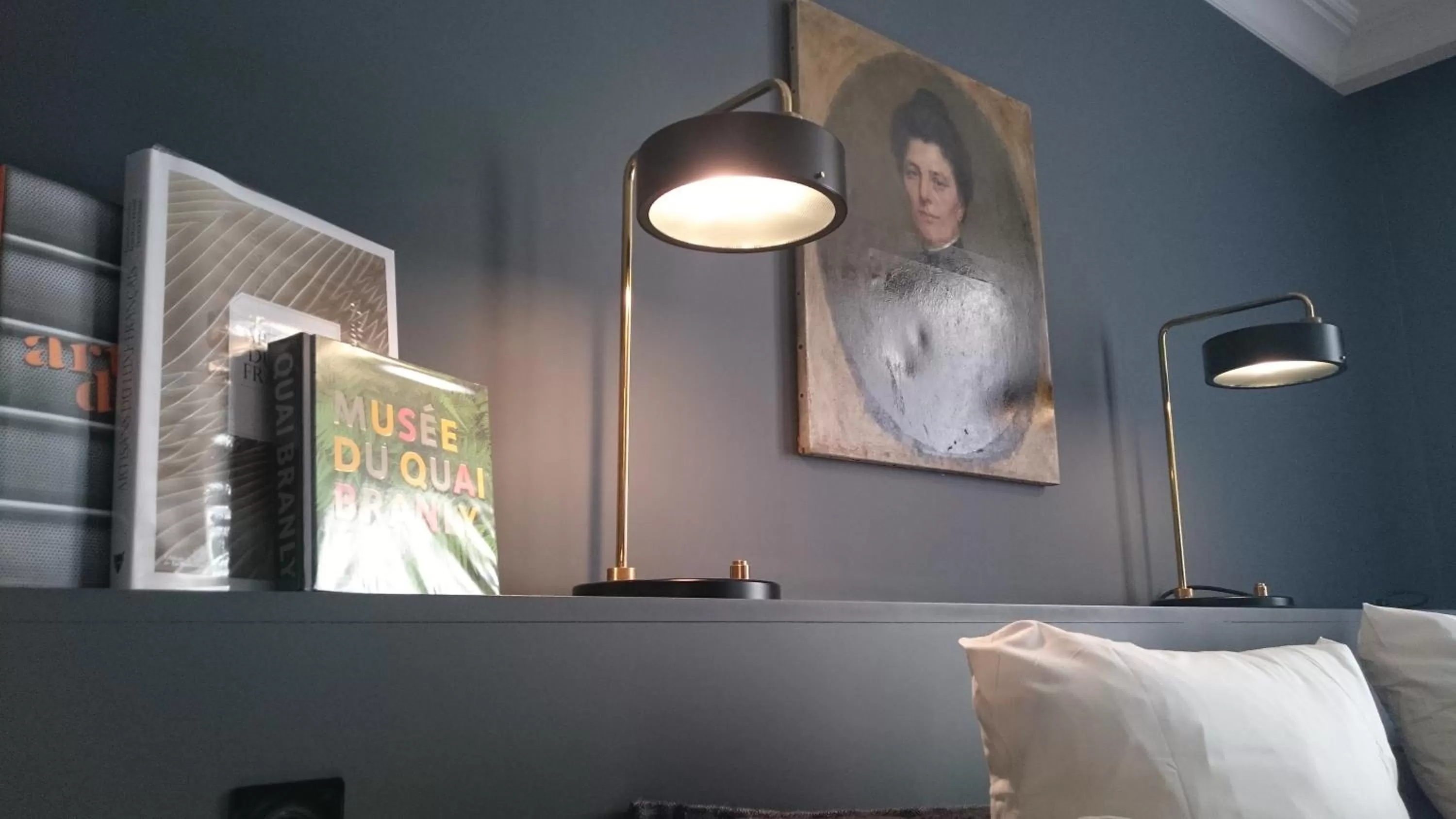 Decorative detail, Bed in COQ Hotel Paris