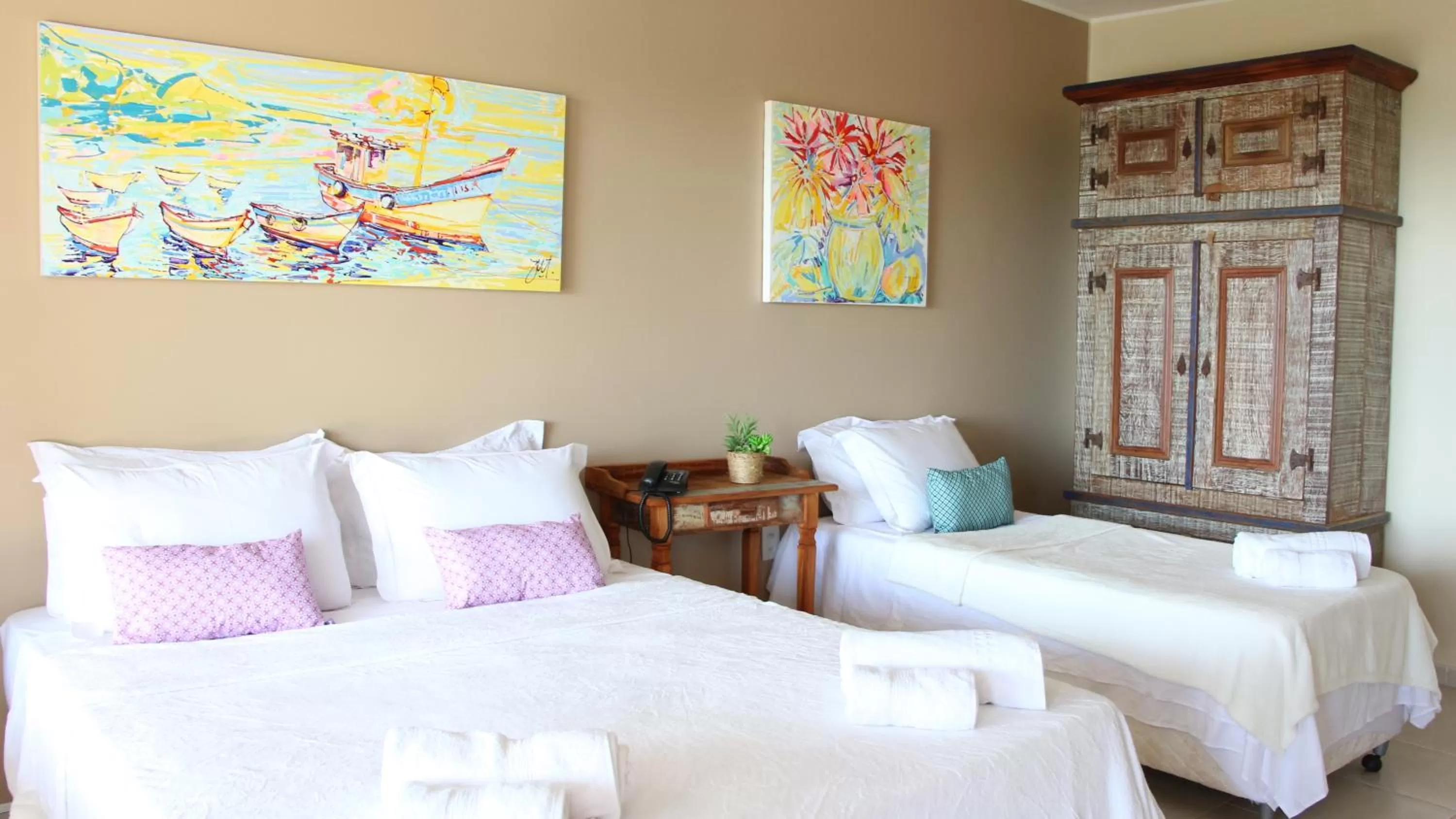 Decorative detail, Bed in Pousada La Dolce Vita