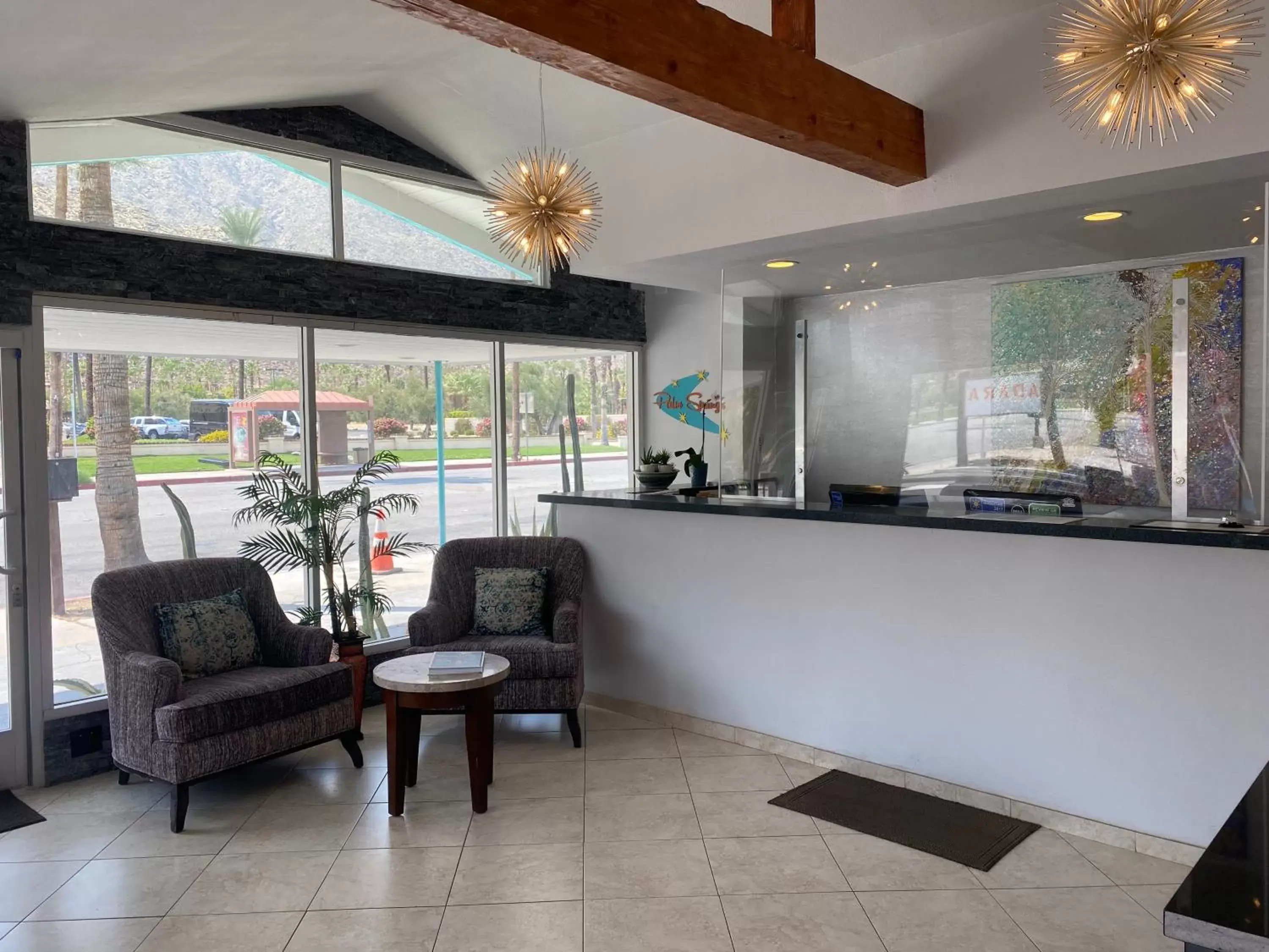 Lobby or reception in Adara Palm Springs Lobby or reception in Adara Palm Springs