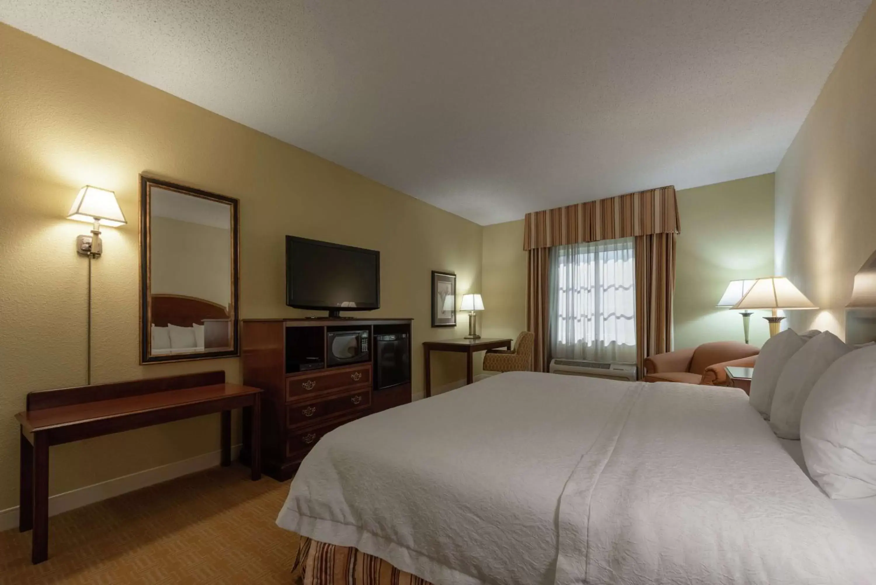 Bedroom, TV/Entertainment Center in Hampton Inn & Suites - Vicksburg