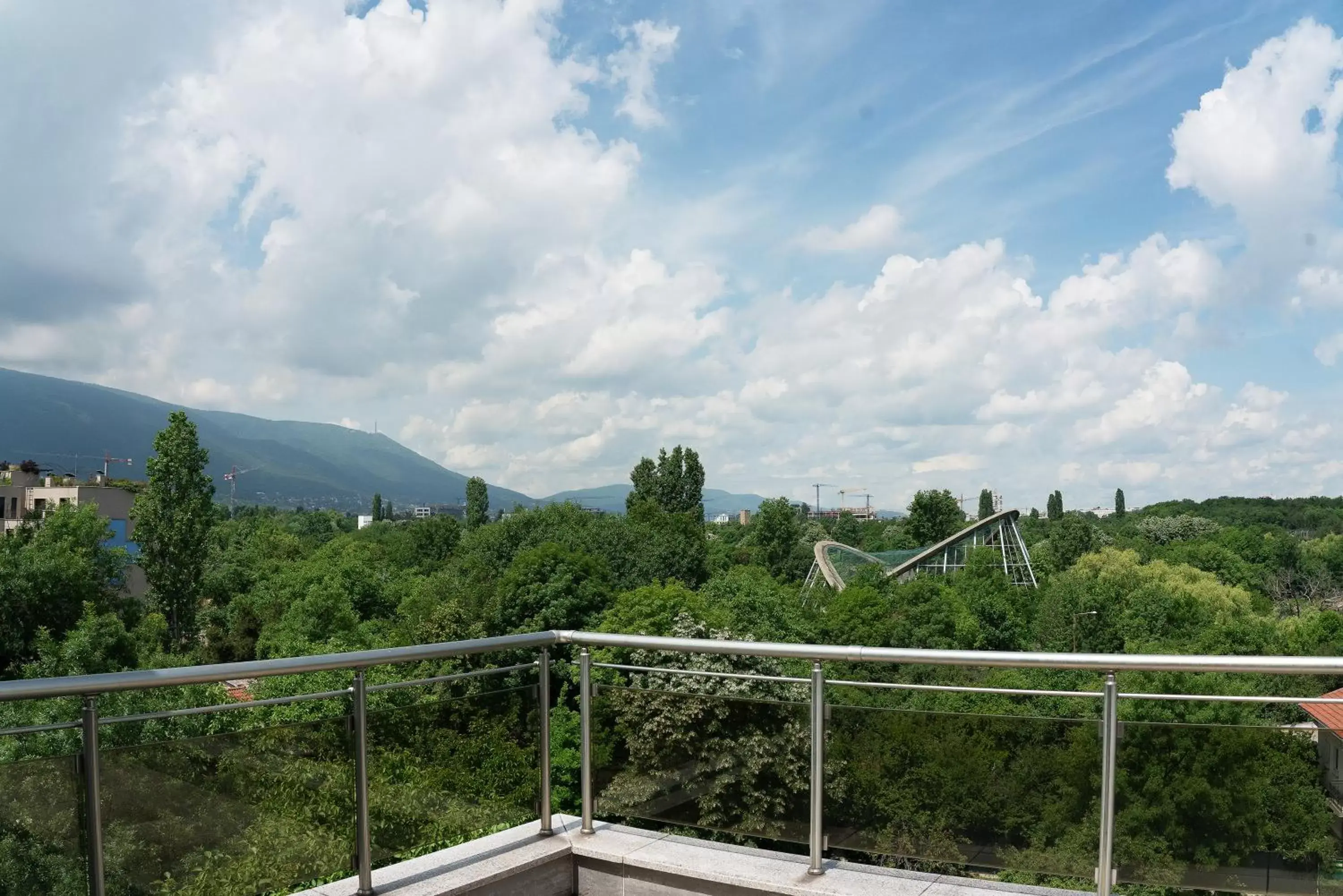 Balcony/Terrace in Hotel ZOO Sofia - Secured Paid Parking