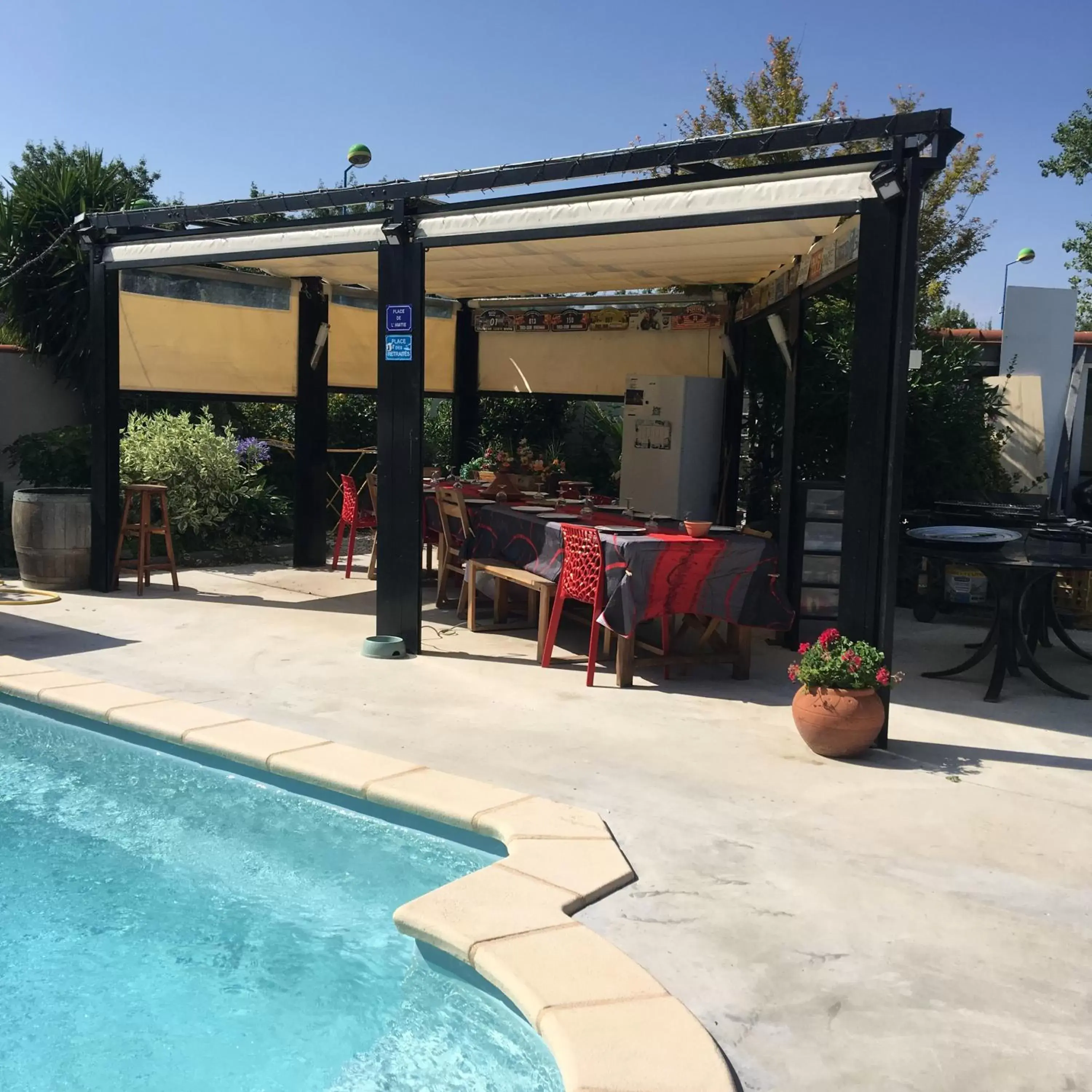 Patio, Swimming Pool in Happy House St Cyp