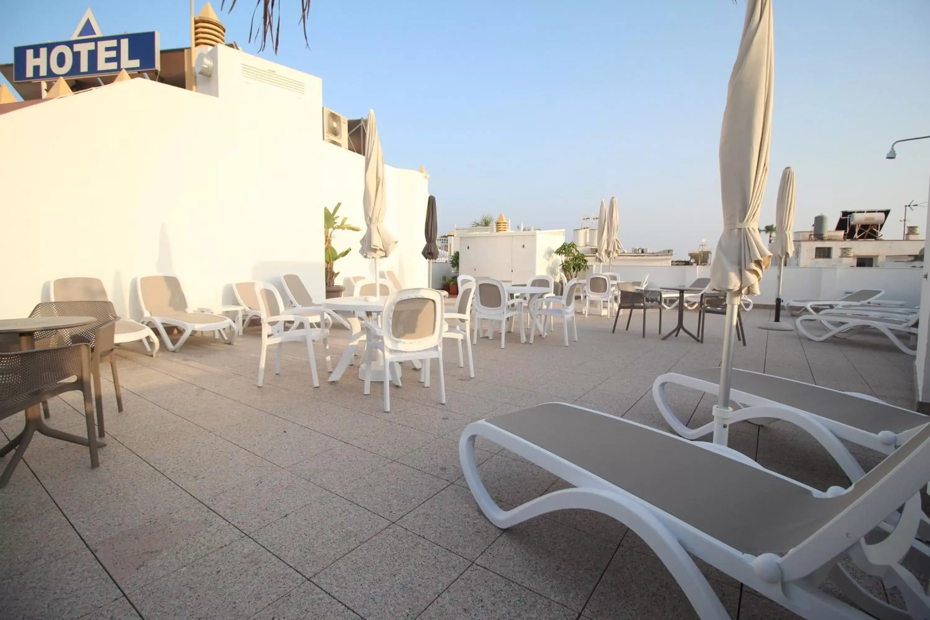 Balcony/Terrace in Hotel Puerta del Mar