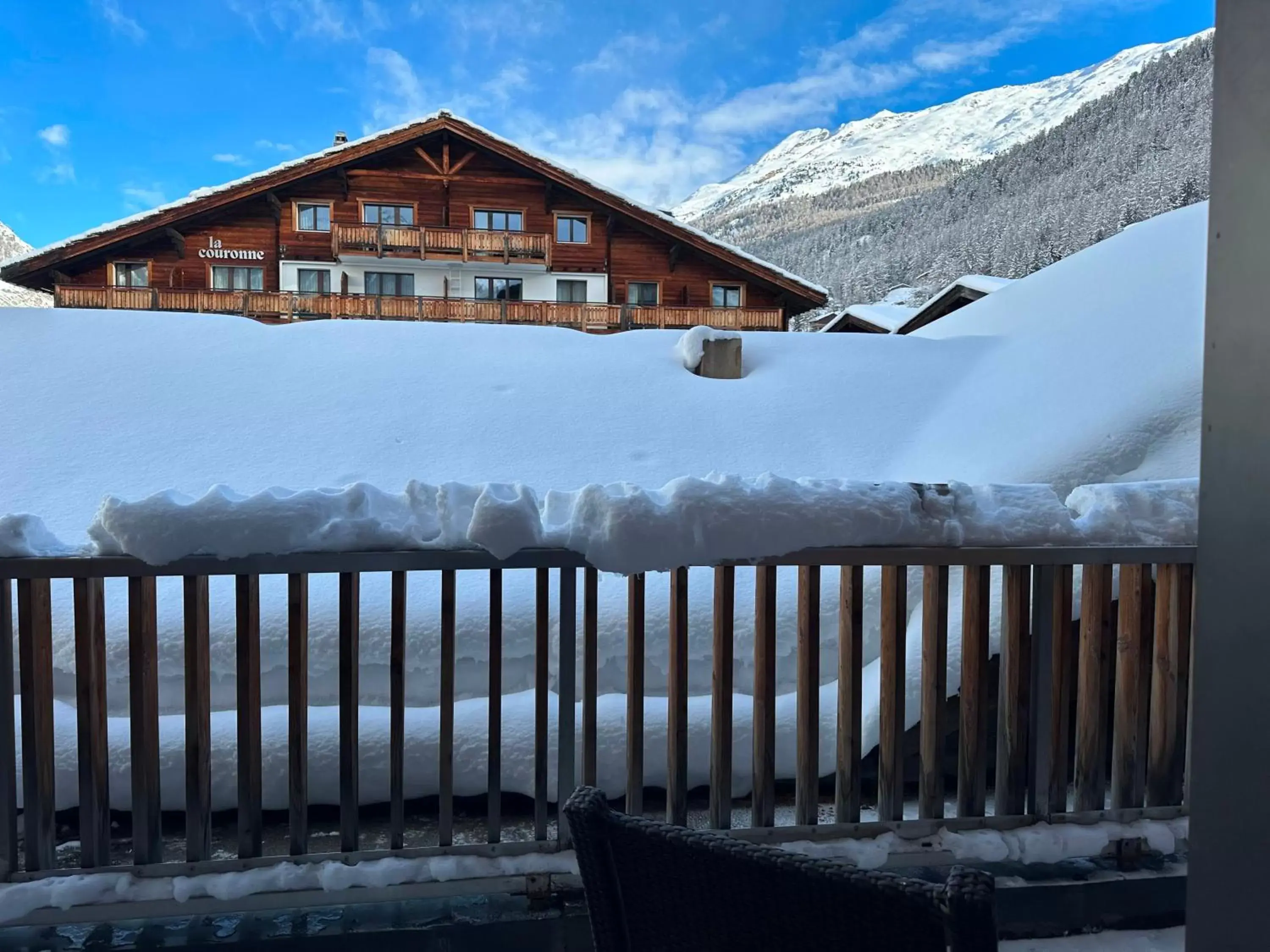 View (from property/room), Winter in Hotel Bristol