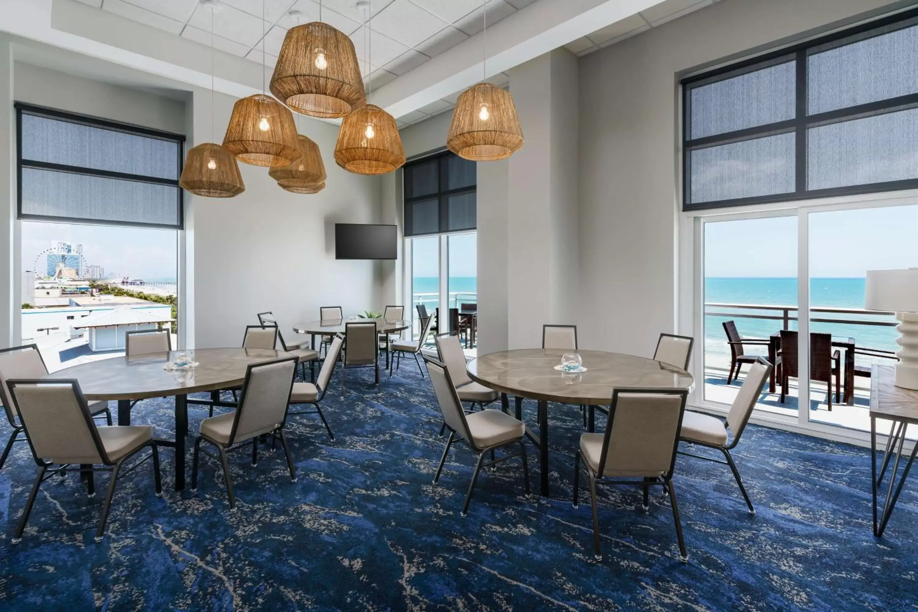 Meeting/conference room, Restaurant/Places to Eat in Homewood Suites by Hilton Myrtle Beach Oceanfront