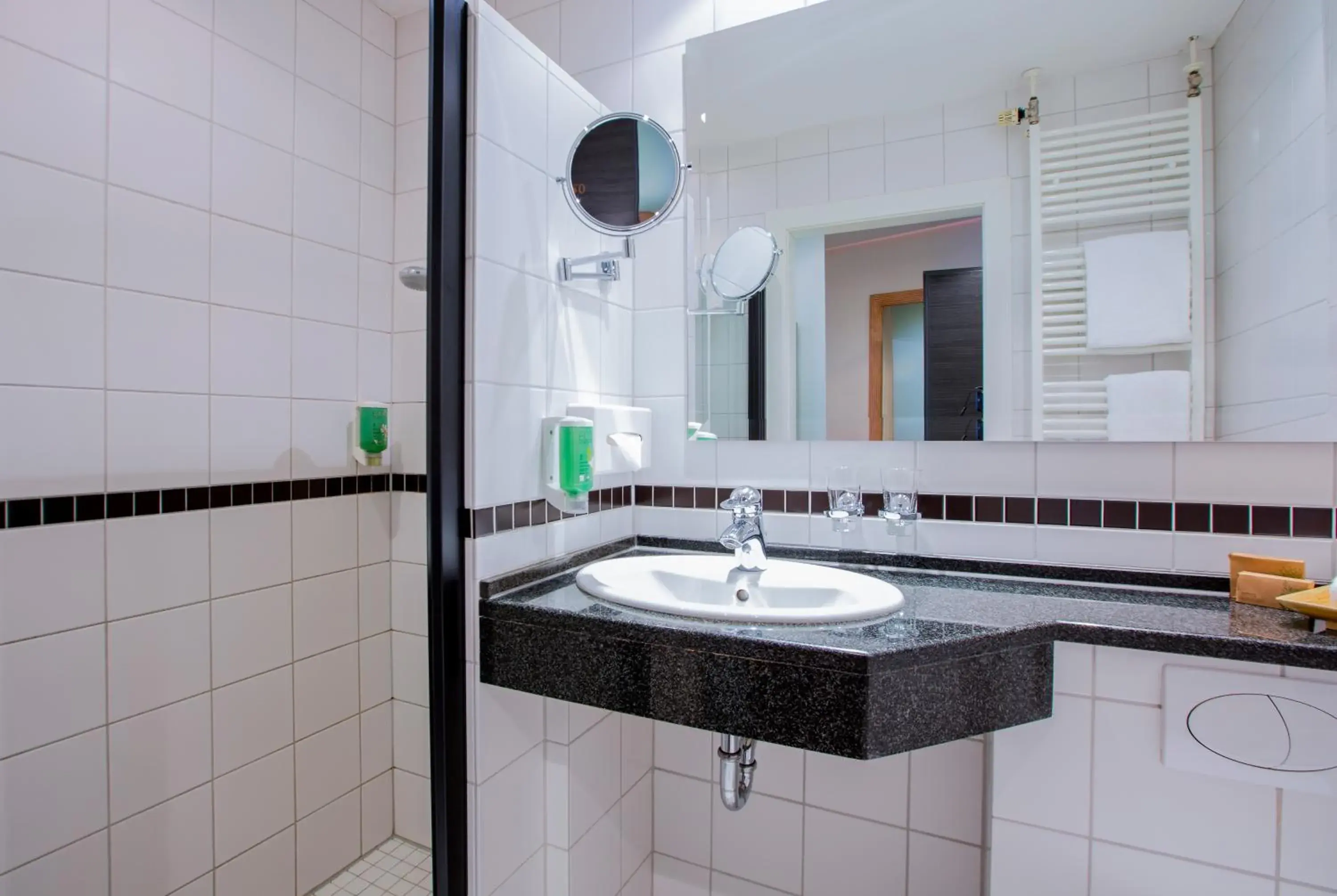 Bathroom in Romantik Hotel Landschloss Fasanerie