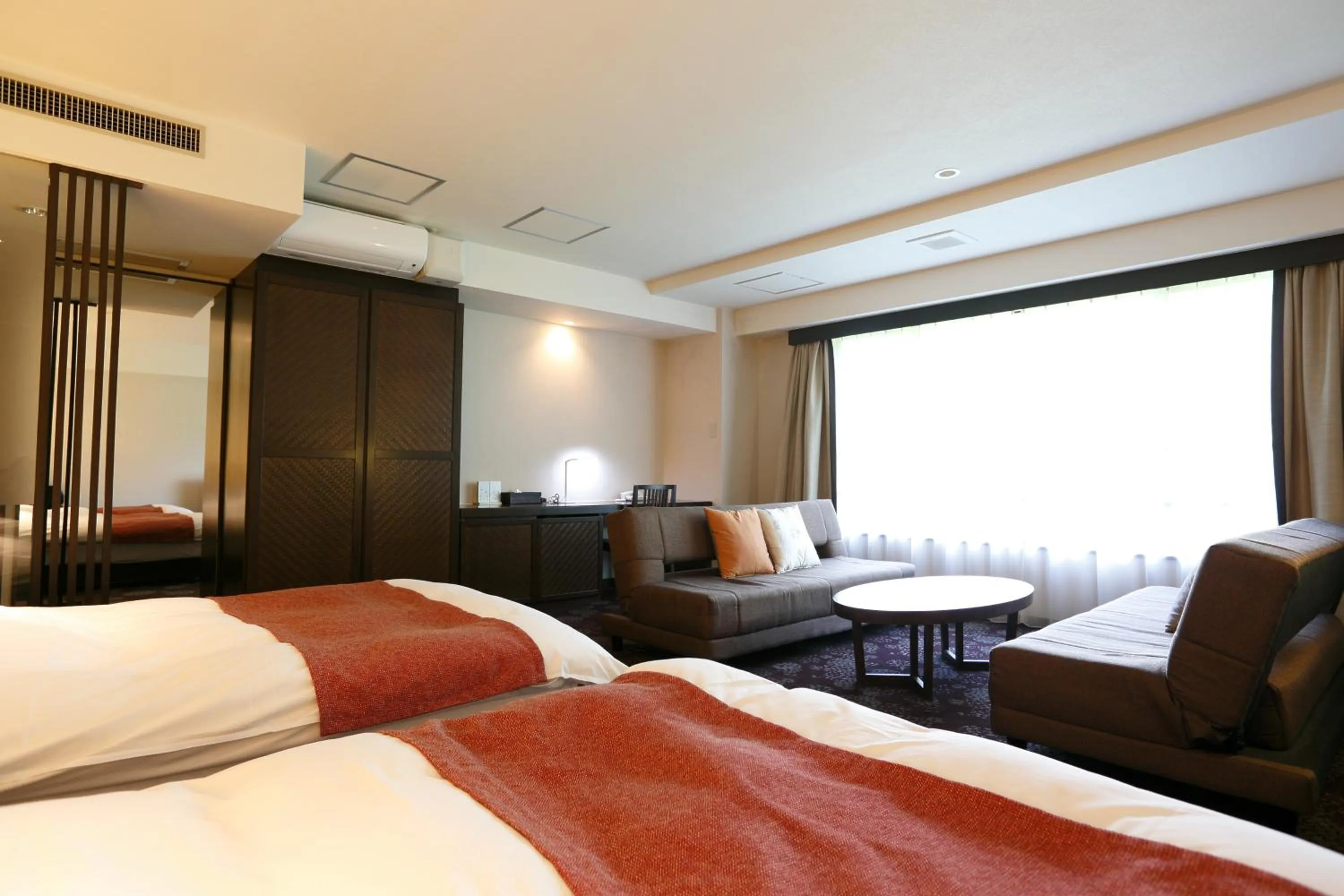 Bed in Art & Music Spa Resort Manatei Hakone