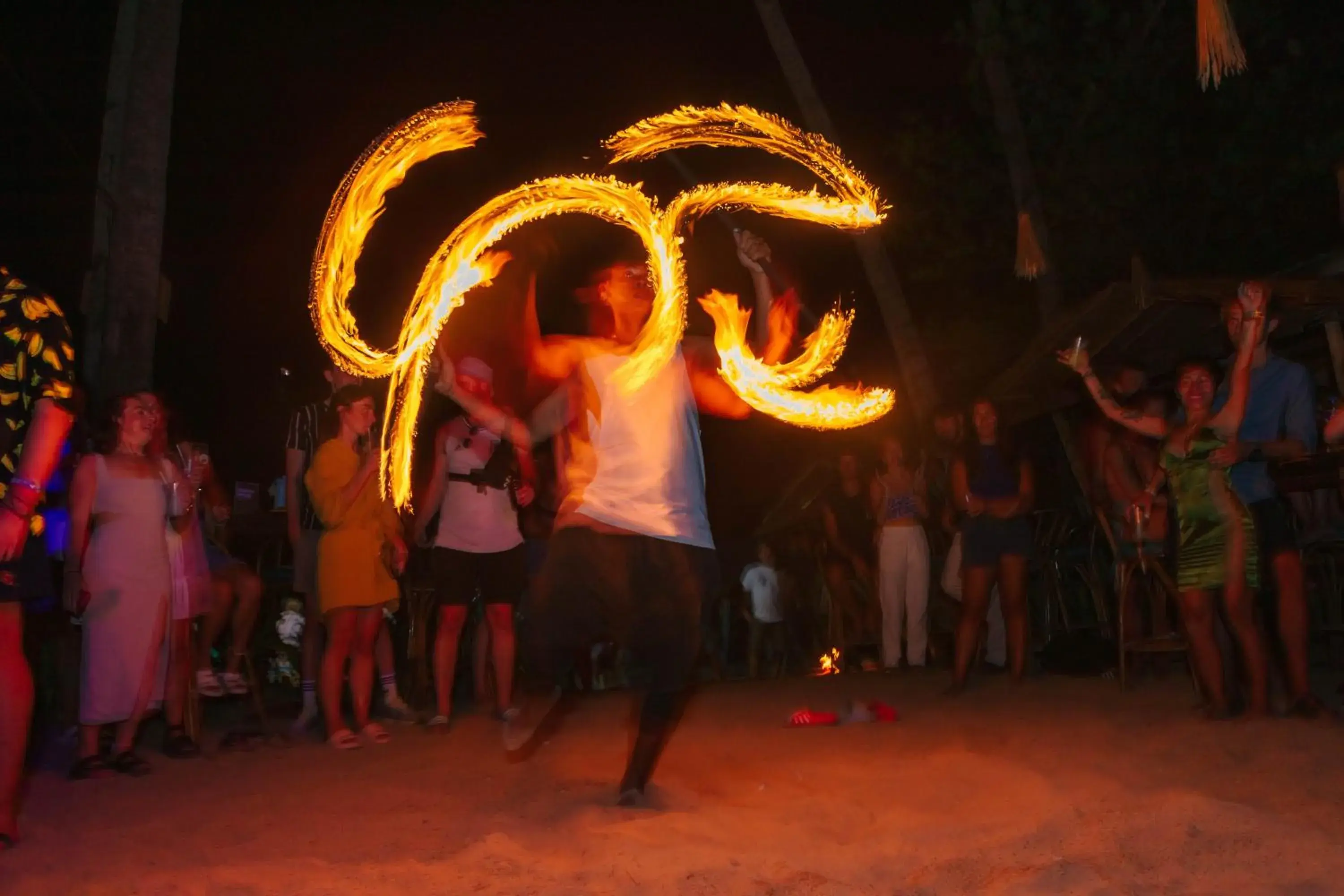 Other, Evening Entertainment in Mad Monkey Hostel Nacpan Beach