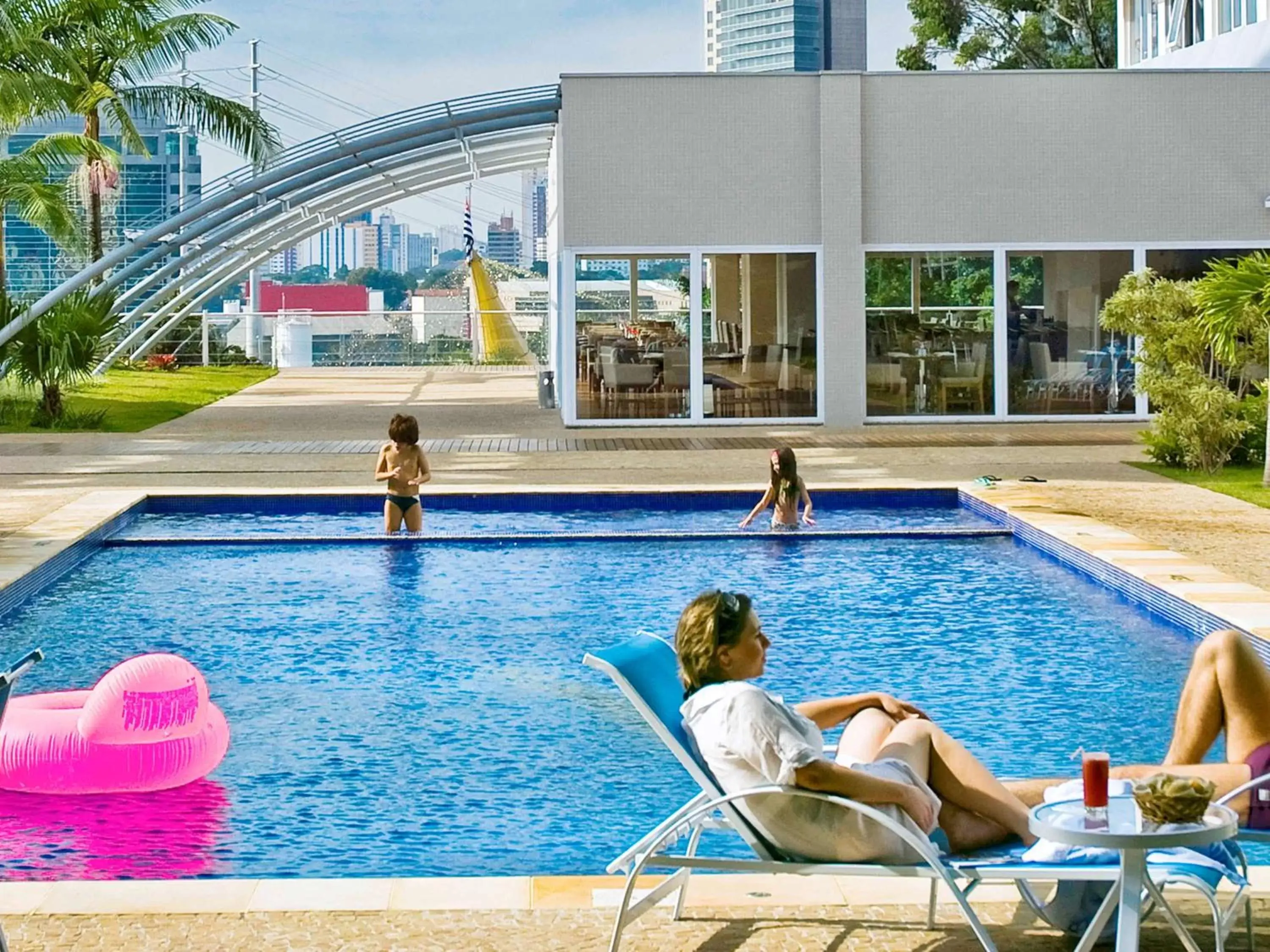 Property building, Swimming Pool in Novotel Sao Paulo Morumbi