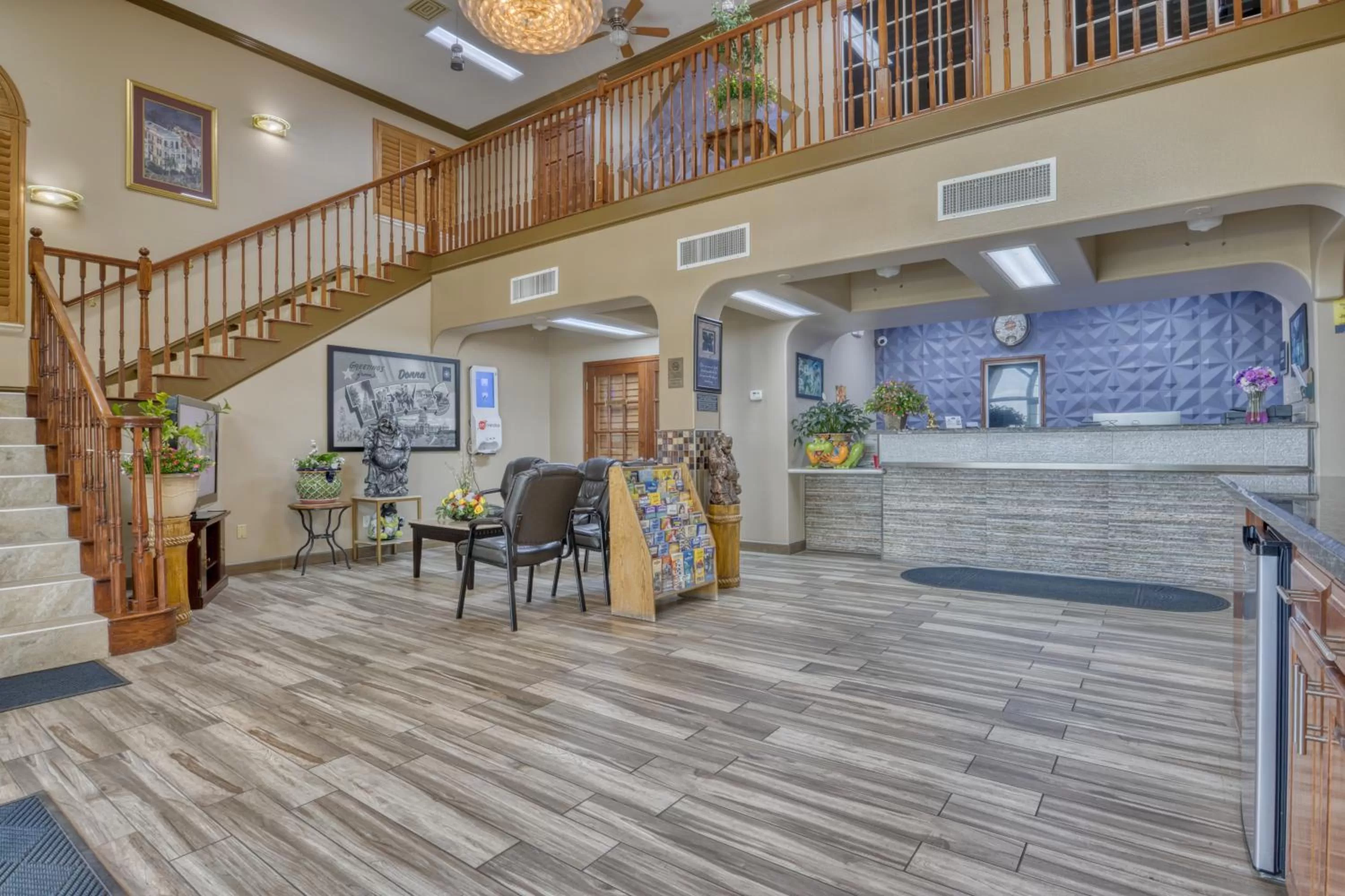 Lobby or reception in Texas Inn Donna