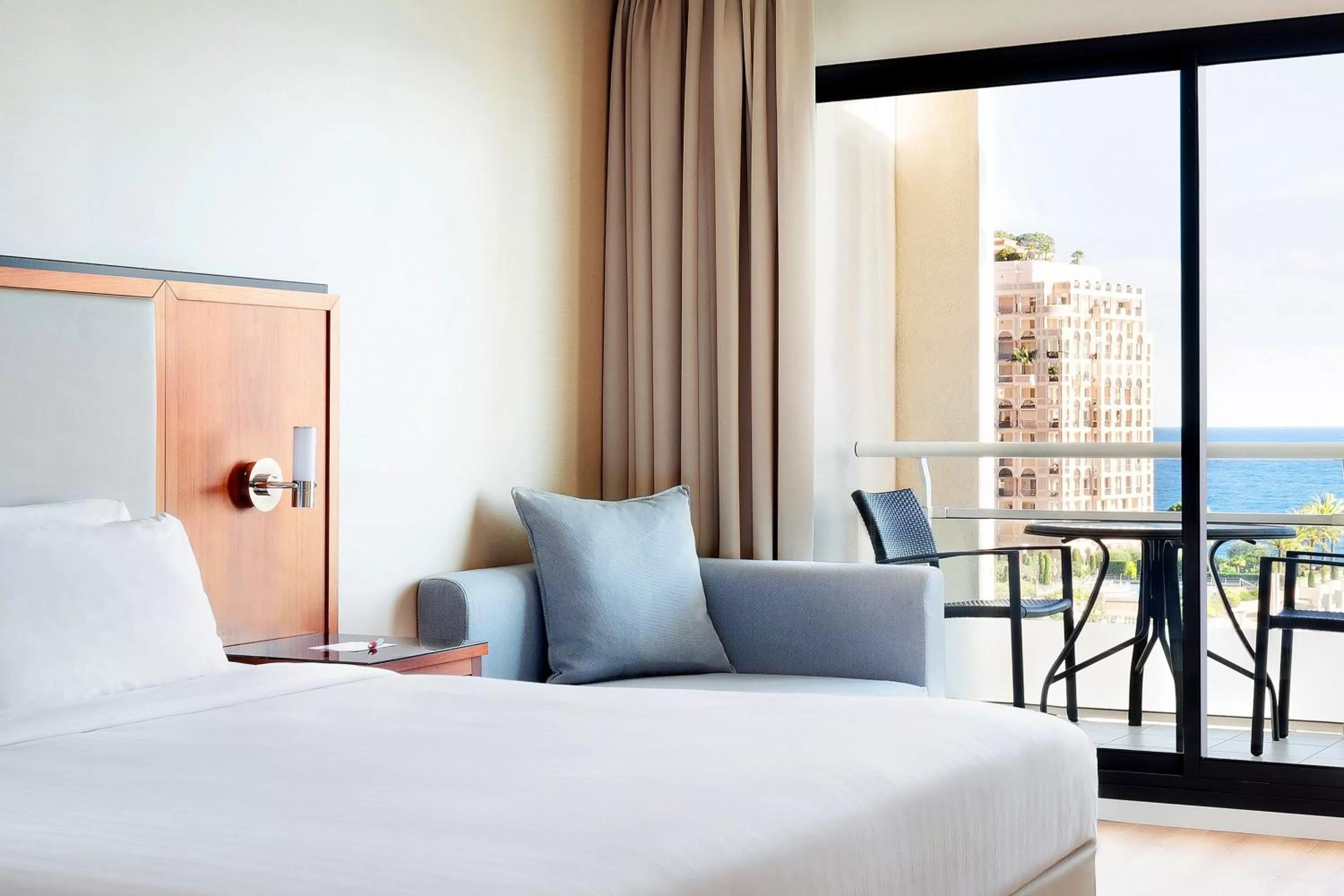 Photo of the whole room, Bed in Riviera Marriott Hotel La Porte De Monaco