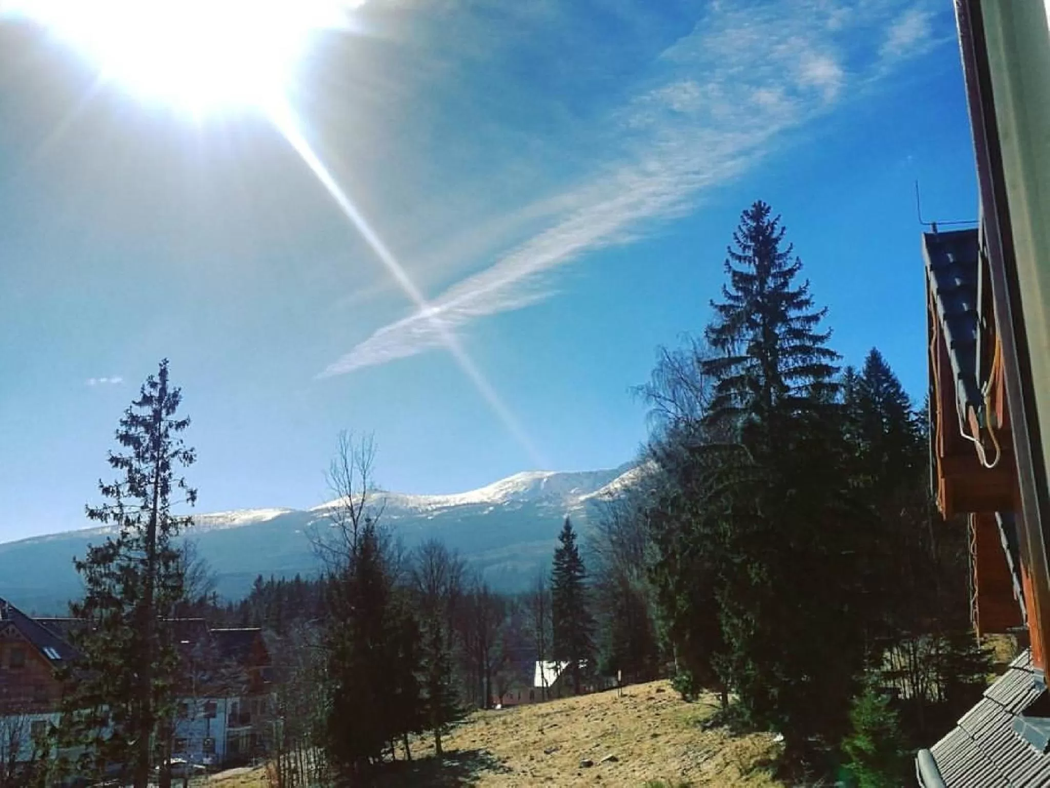 Mountain view in dask resort