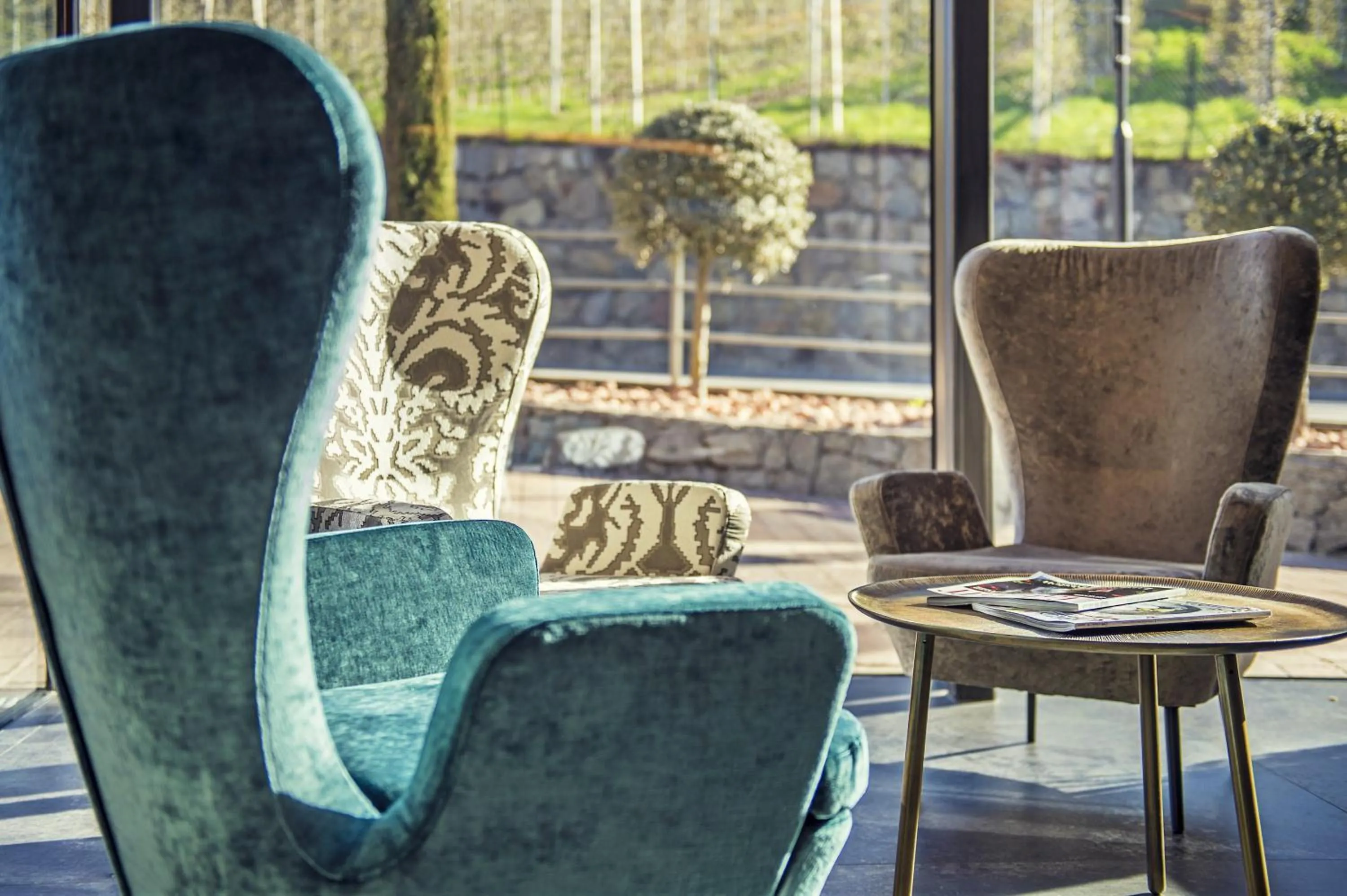 Lobby or reception in Hotel Der Weinmesser