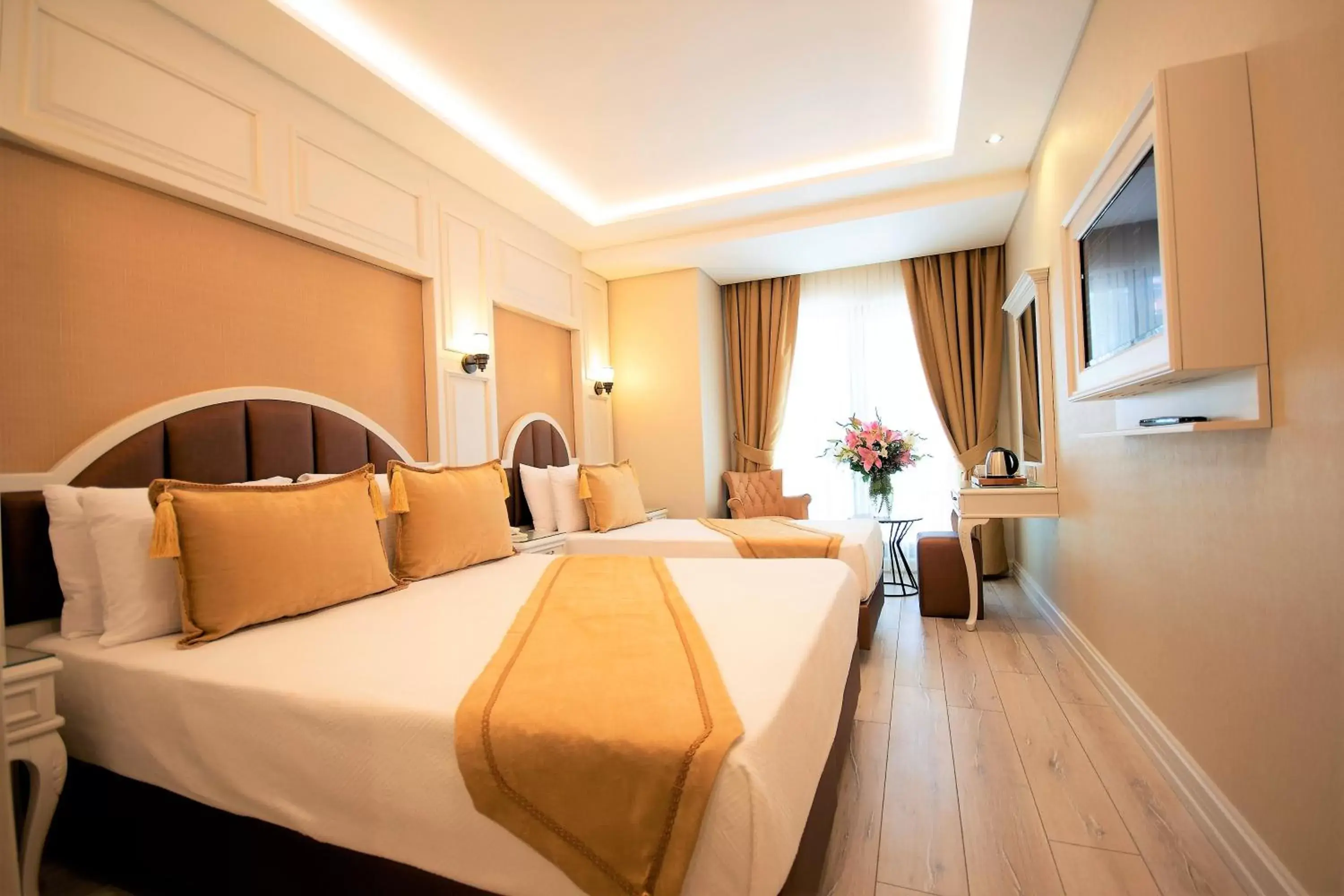 Bed in Boss Hotel Sultanahmet