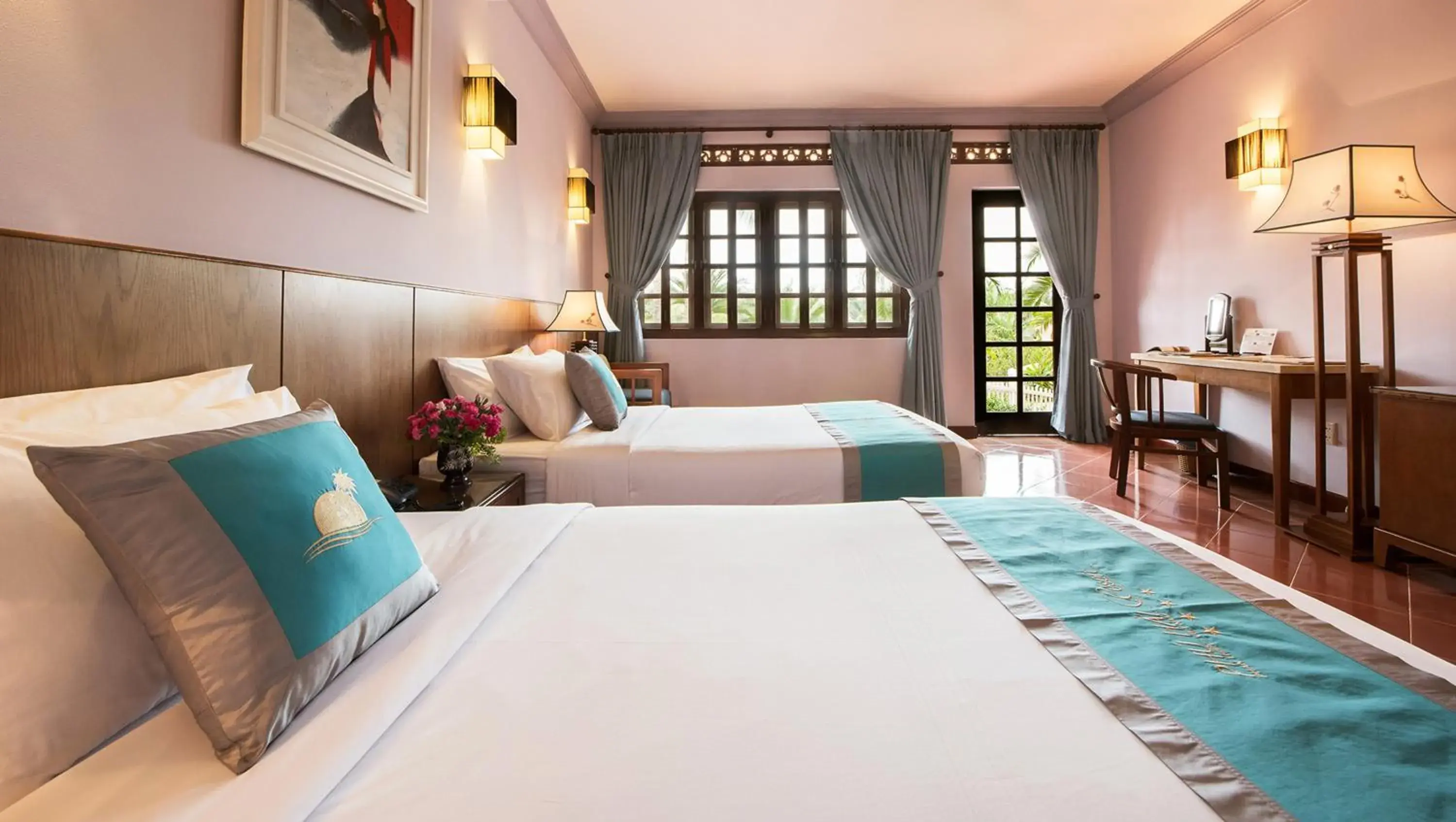 Bed in Phu Hai Beach Resort & Spa Phan Thiet Bed in Phu Hai Beach Resort & Spa Phan Thiet