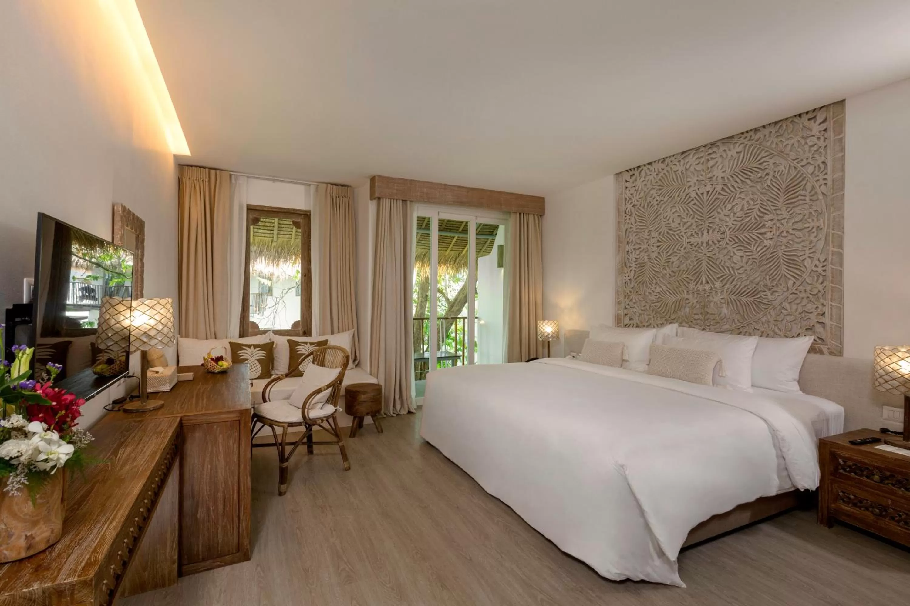 Bedroom, Bed in Eden Beach Khao Lak Resort & Spa