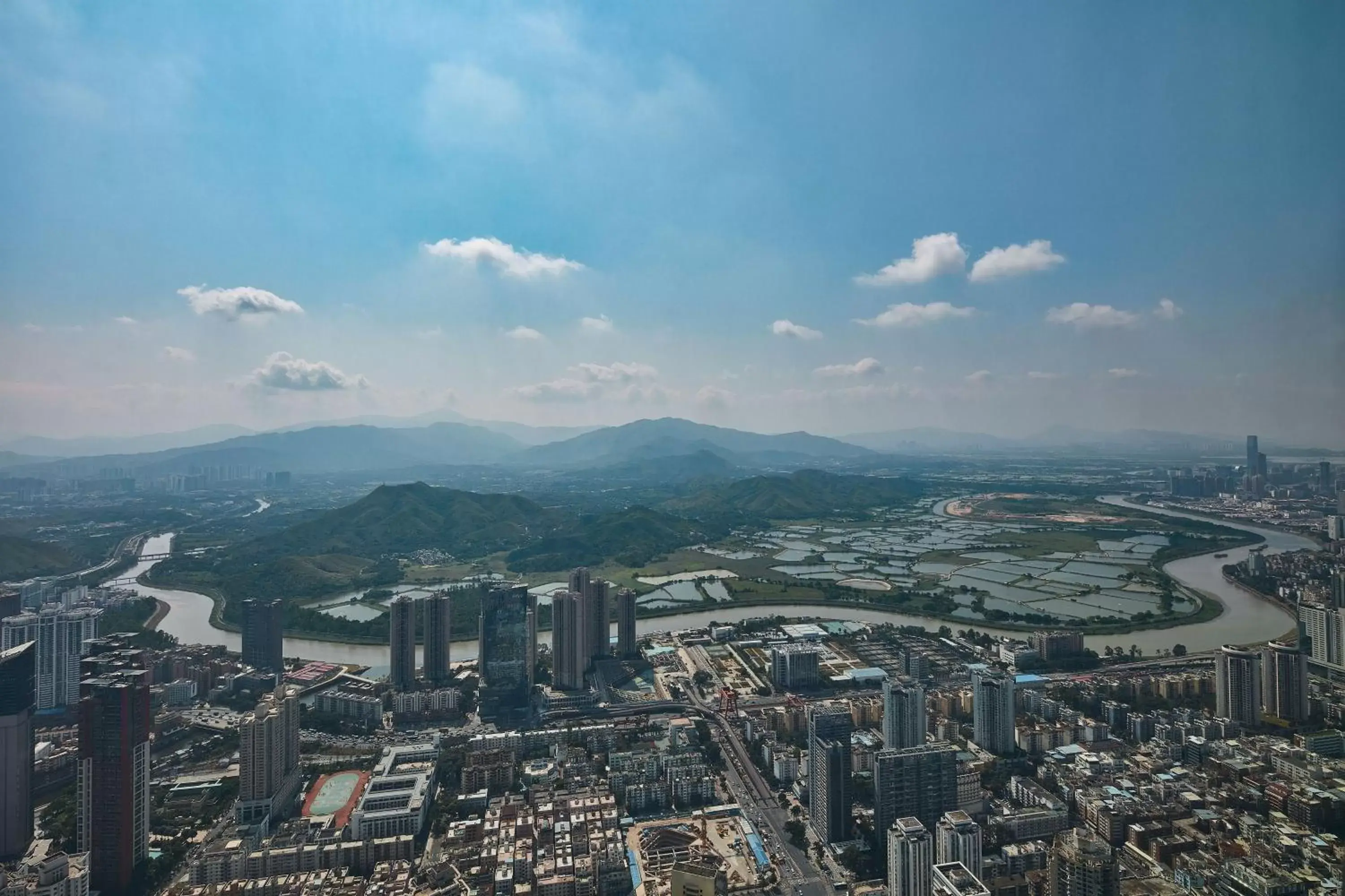 Photo of the whole room, Bird's-eye View in The St. Regis Shenzhen